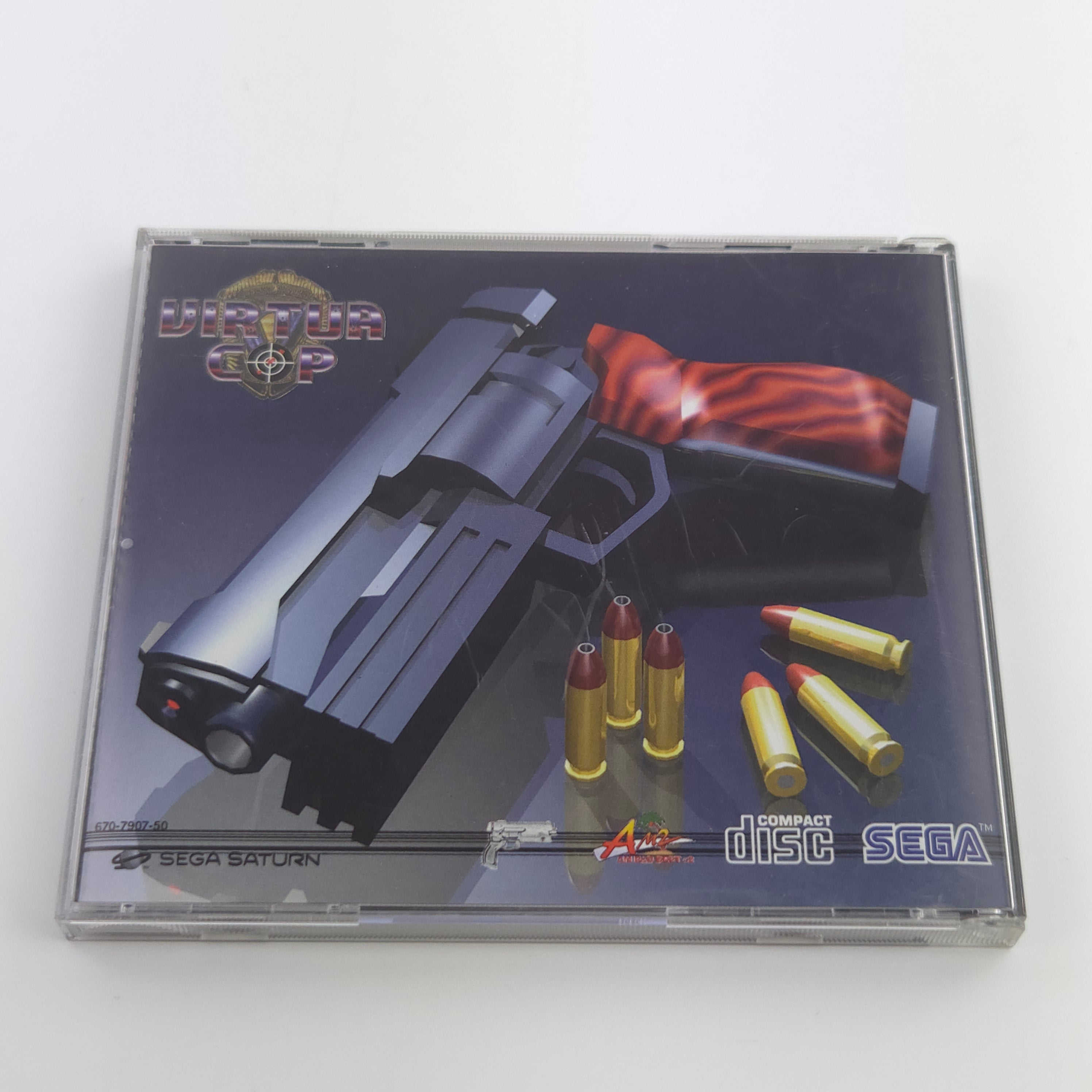 Sega Saturn Spiel – Virtua Cop PAL OVP Jewel Case