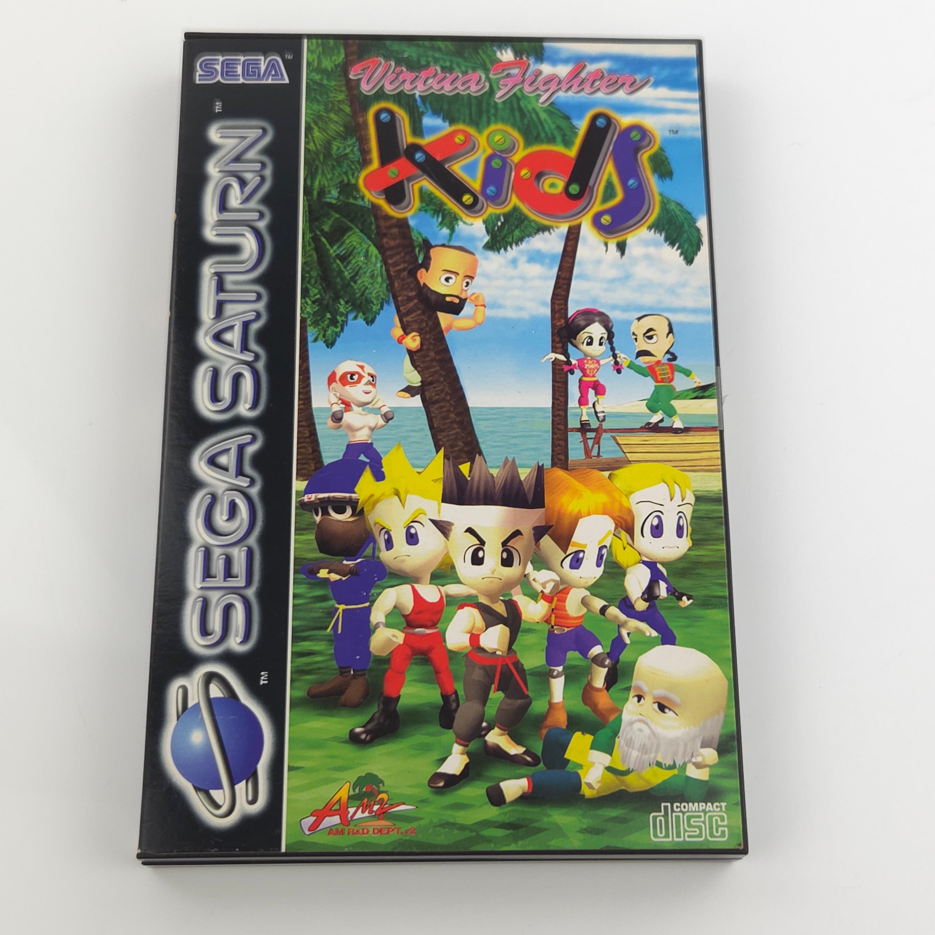 Sega Saturn Spiel – Virtua Fighter Kids (OVP PAL)