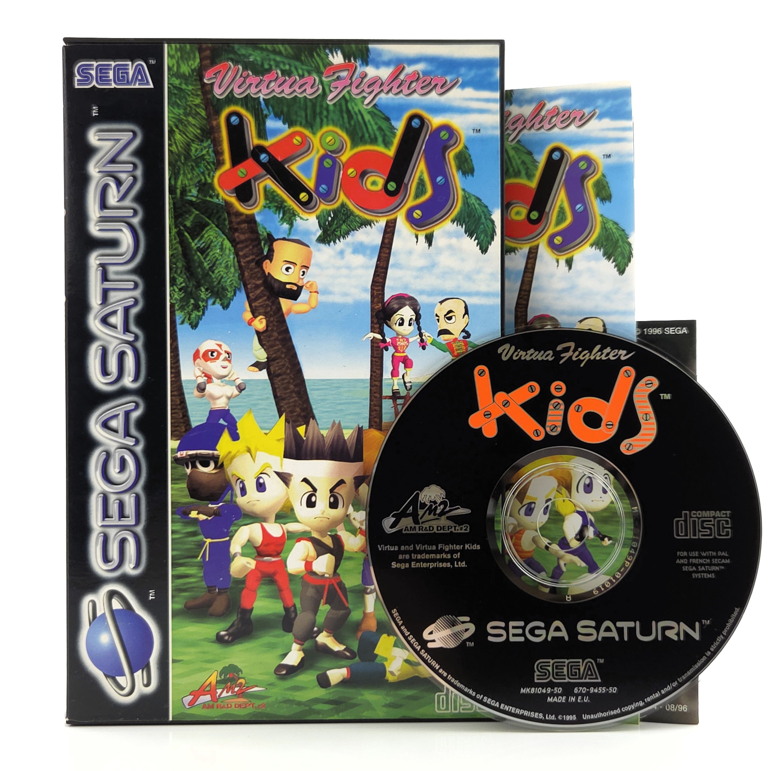 Sega Saturn Spiel – Virtua Fighter Kids (OVP PAL)
