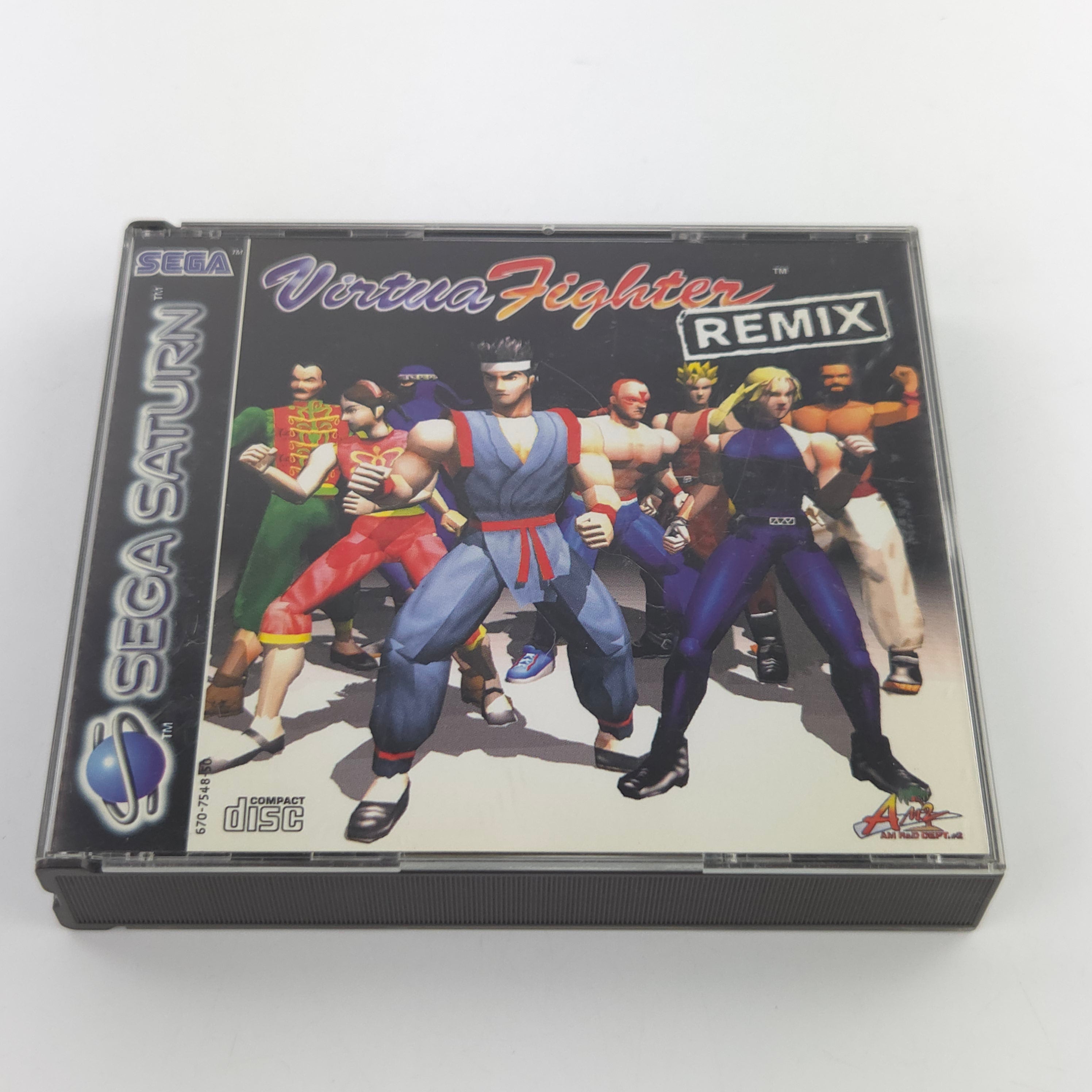 Sega Saturn Spiel Virtua Fighter Remix OVP PAL EUR
