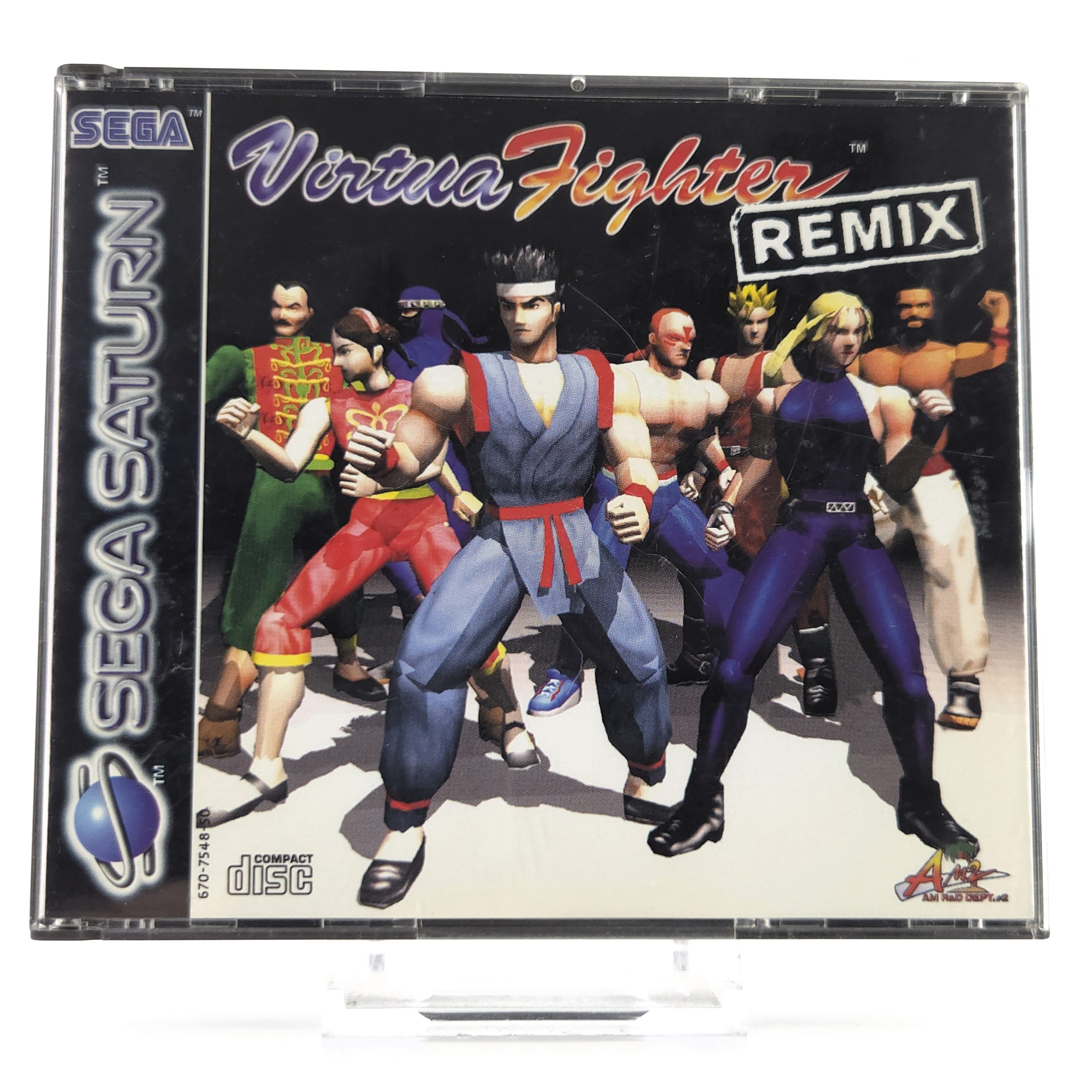 Sega Saturn Spiel Virtua Fighter Remix OVP PAL EUR