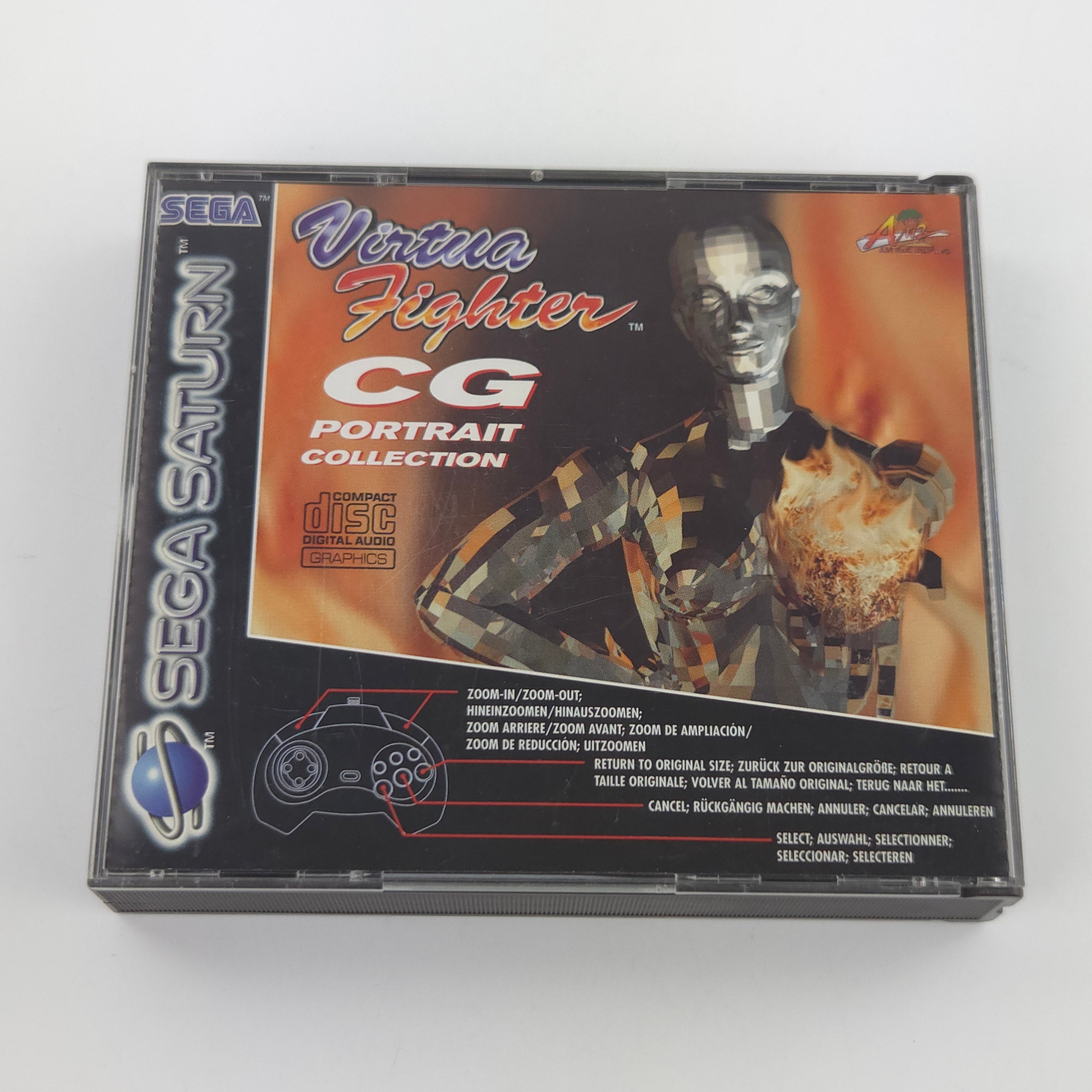Sega Saturn Spiel Virtua Fighter Remix OVP PAL EUR