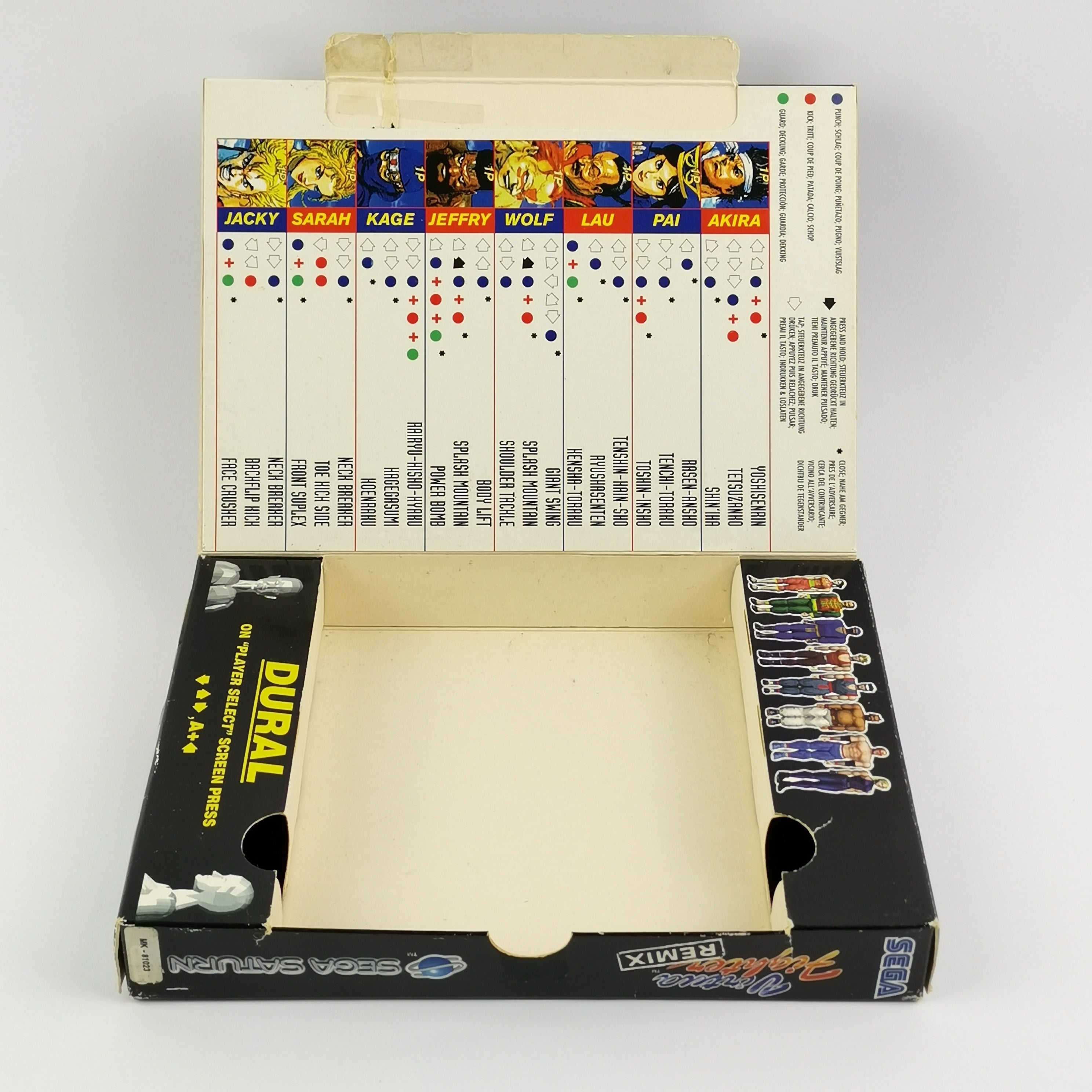 Sega Saturn Spiel – Virtua Fighter Remix OVP PAL