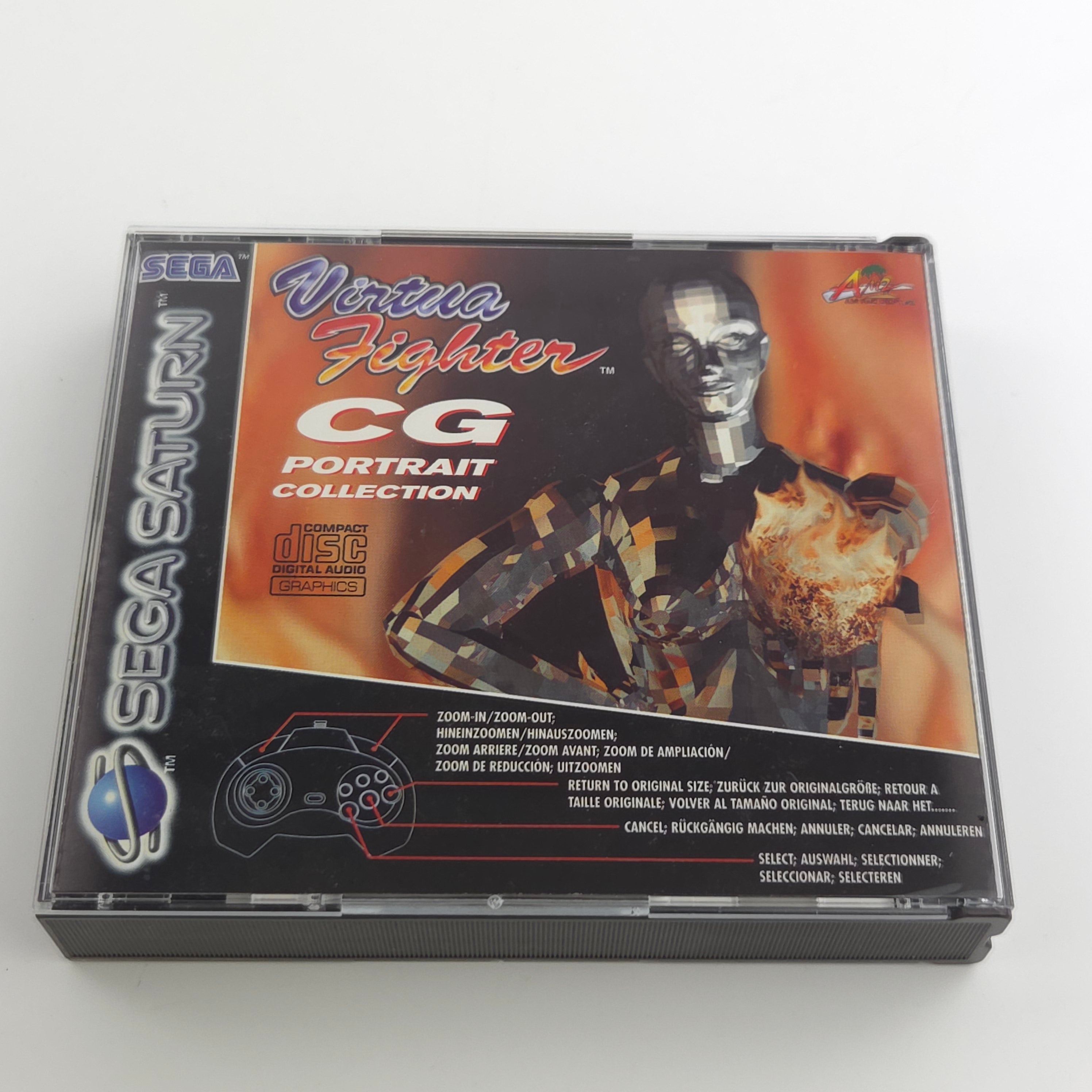 Sega Saturn Spiel – Virtua Fighter Remix + Soundtrack PAL