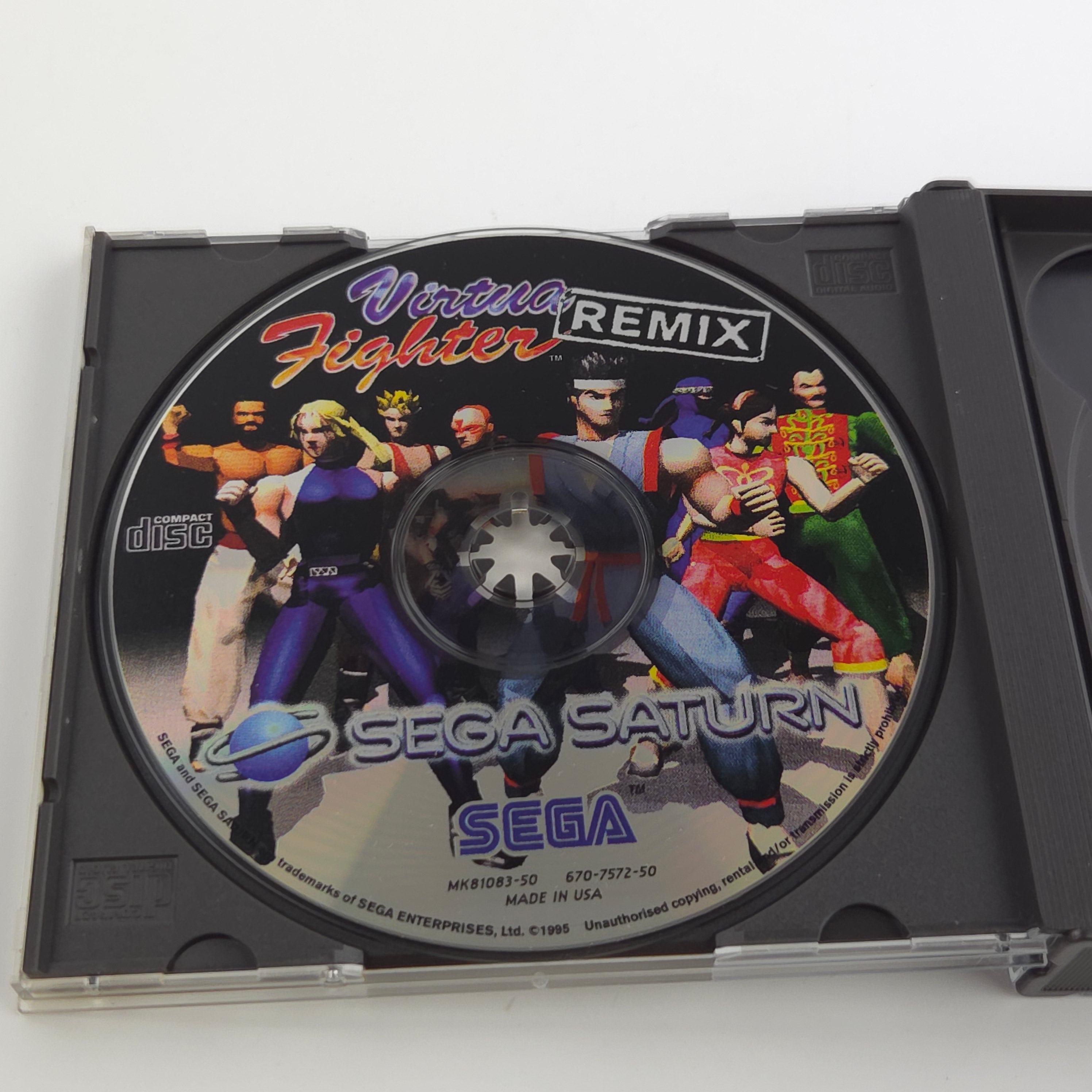 Sega Saturn Spiel – Virtua Fighter Remix + Soundtrack PAL