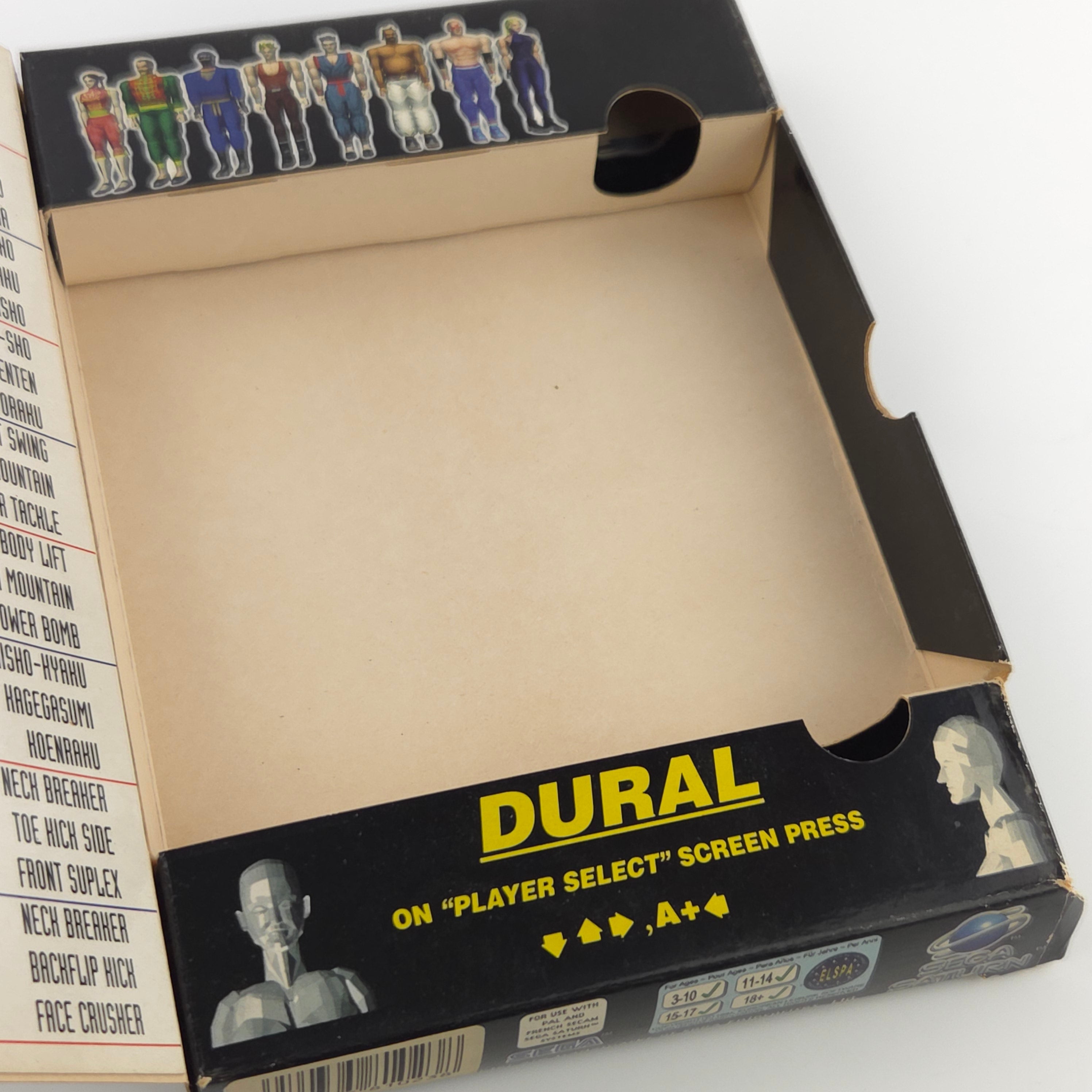 Sega Saturn Spiel – Virtua Fighter Remix + Soundtrack PAL