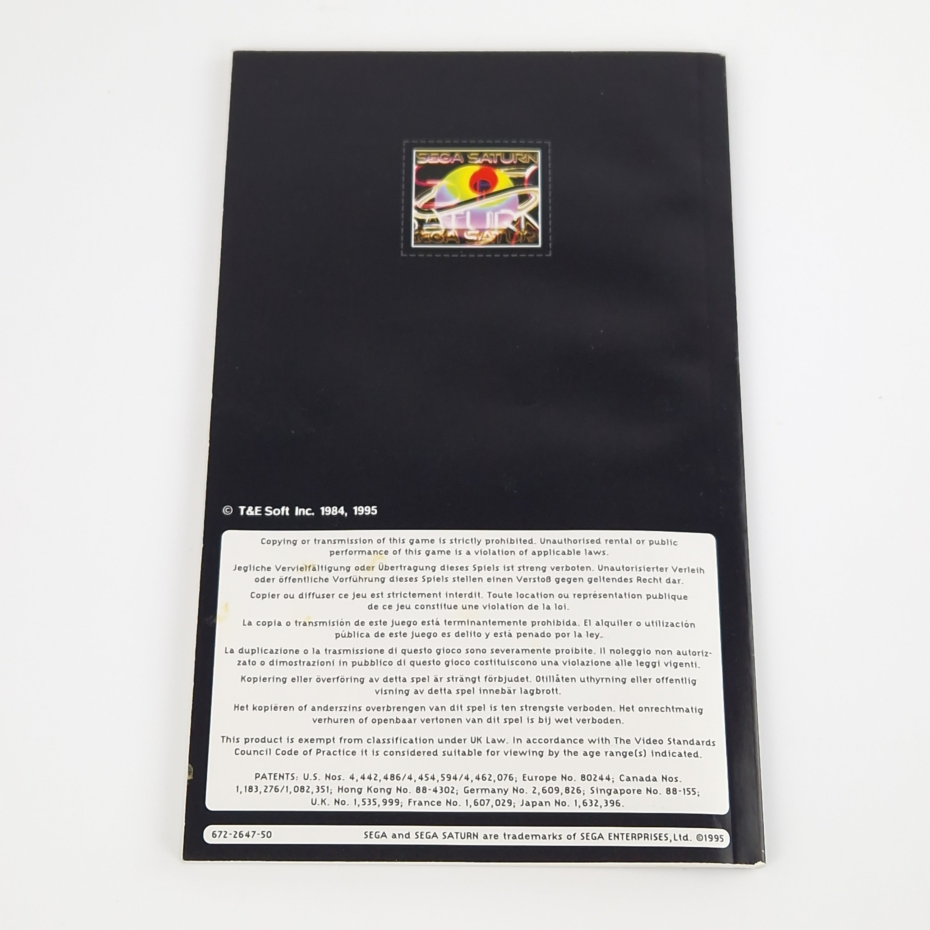 Sega Saturn Spiel – Virtual Hydlide OVP PAL