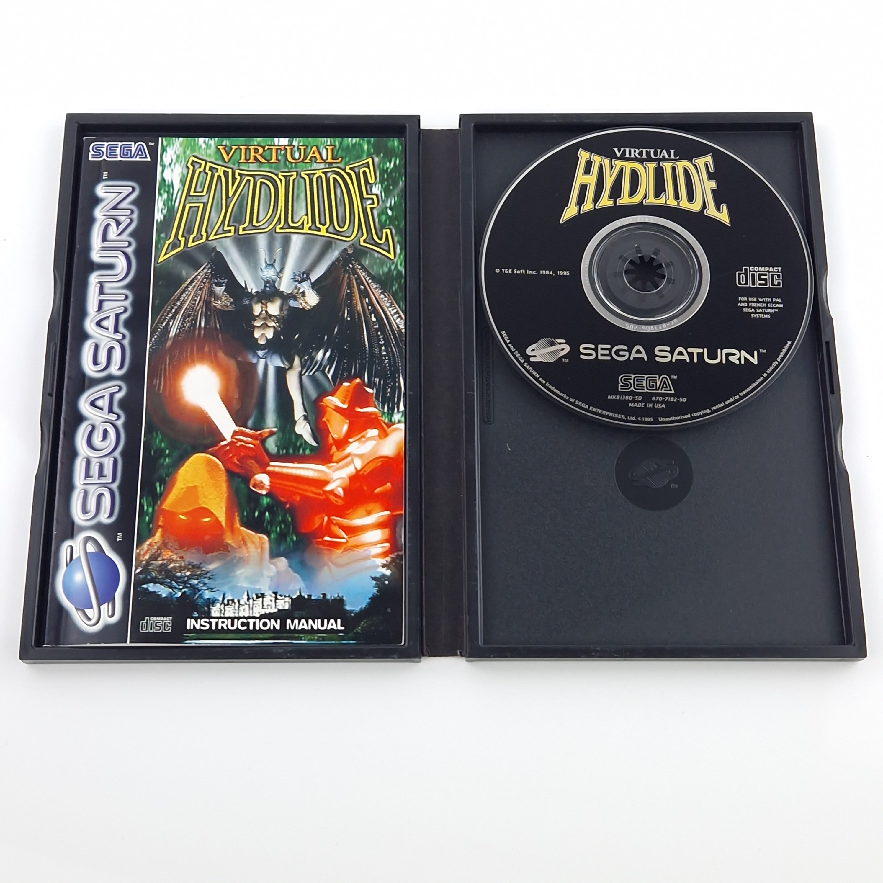 Sega Saturn Spiel – Virtual Hydlide (PAL OVP Anleitung)