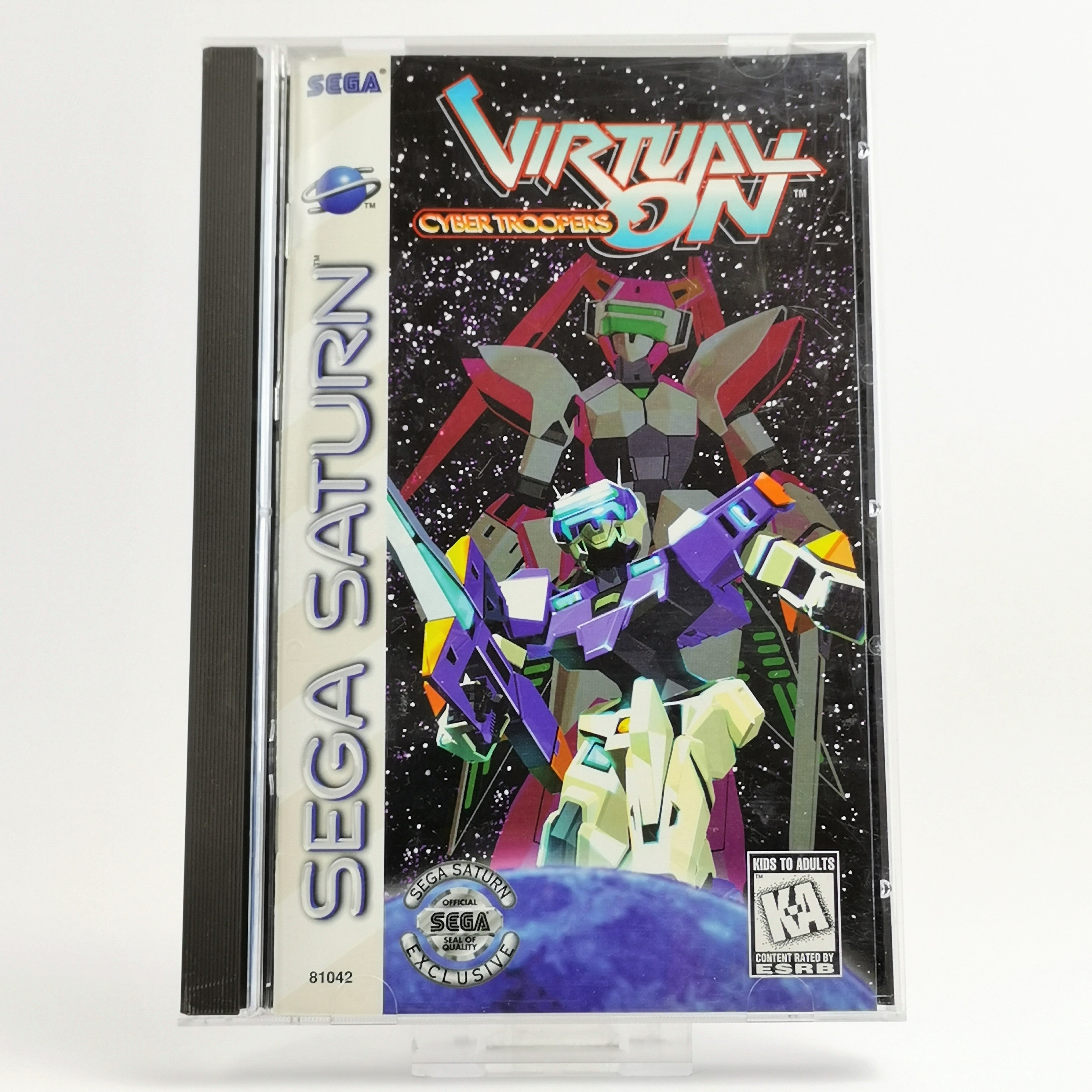 Sega Saturn Spiel – Virtual On Cyber Troopers (OVP USA)