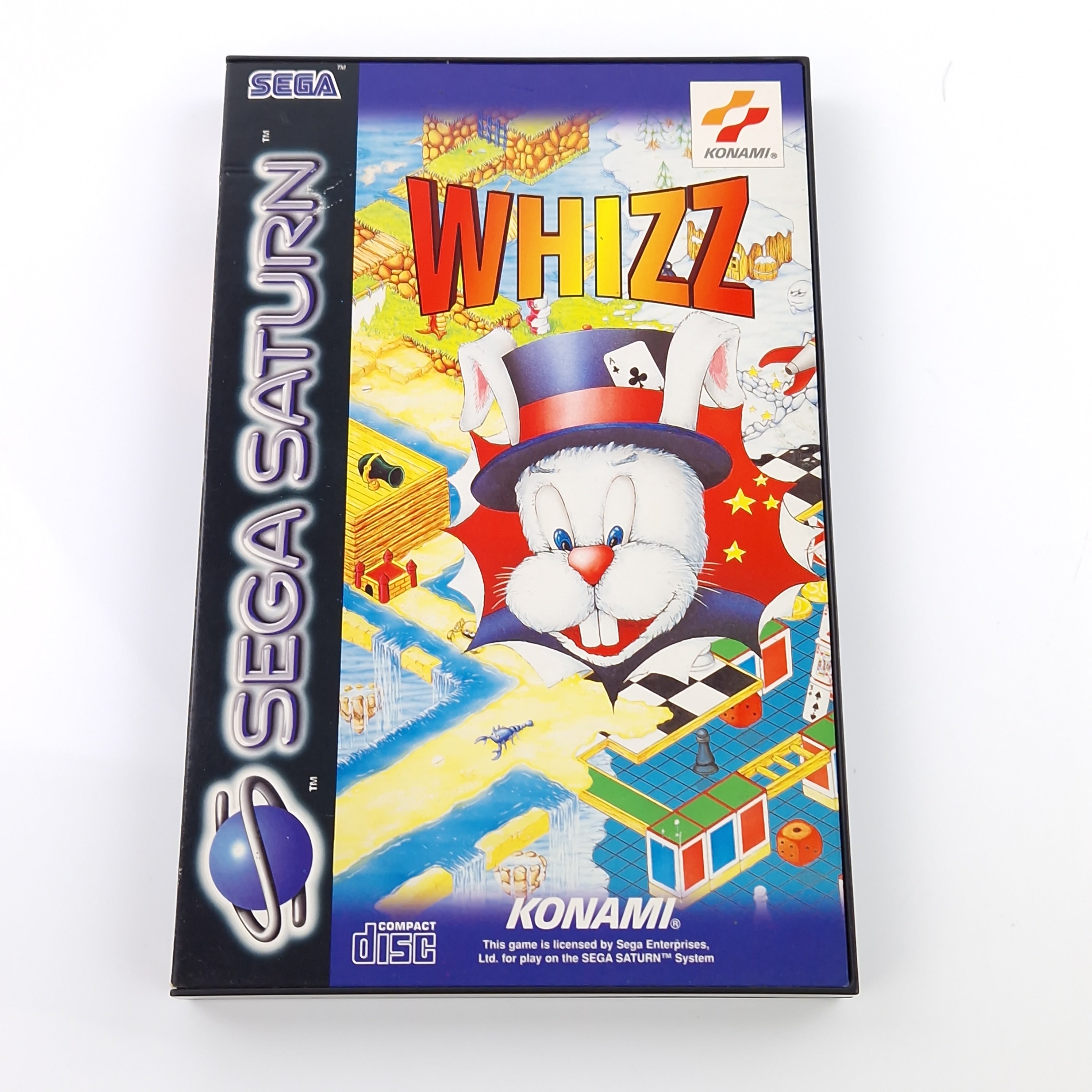 Sega Saturn Spiel – Whizz mit OVP und Anleitung PAL