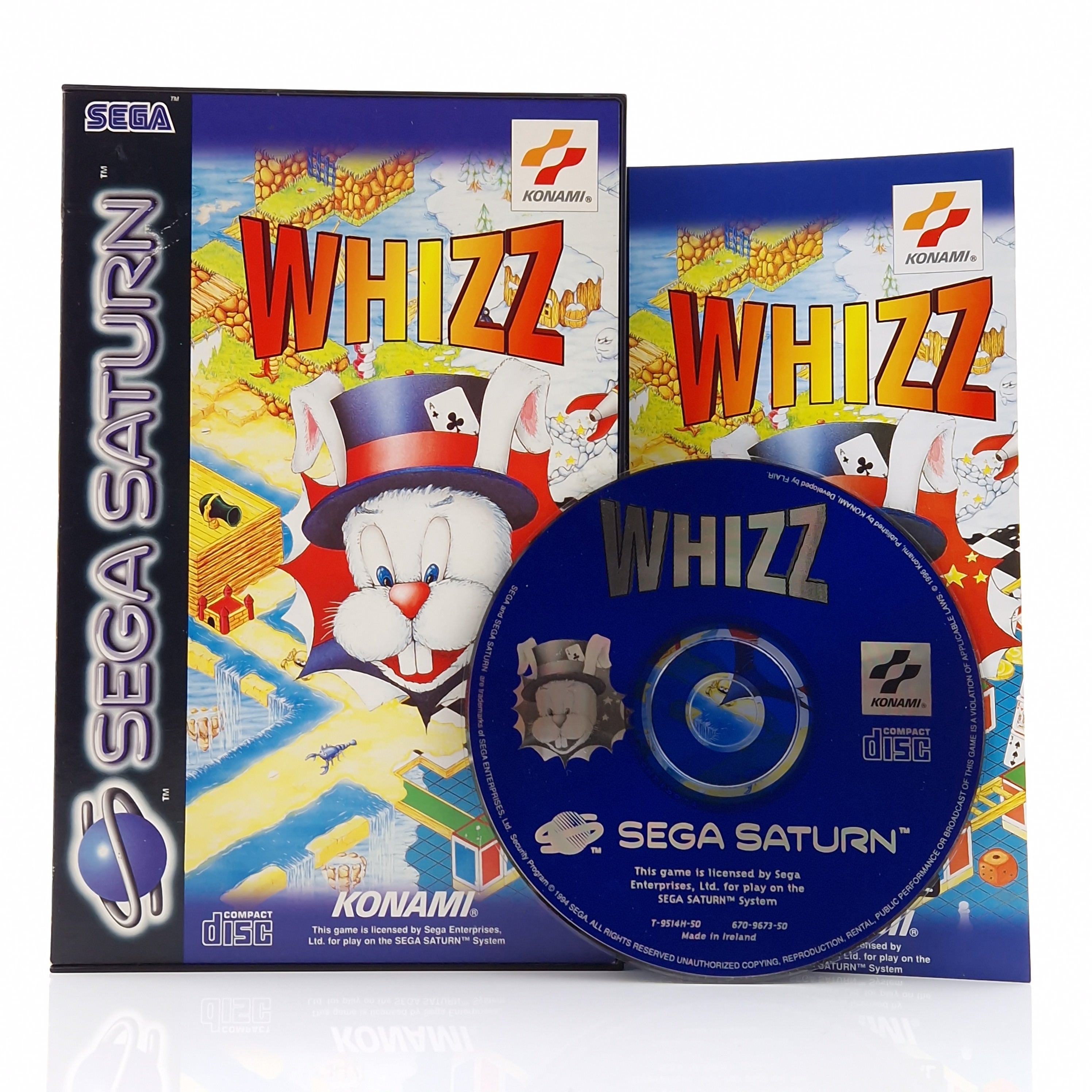Sega Saturn Spiel – Whizz mit OVP und Anleitung PAL