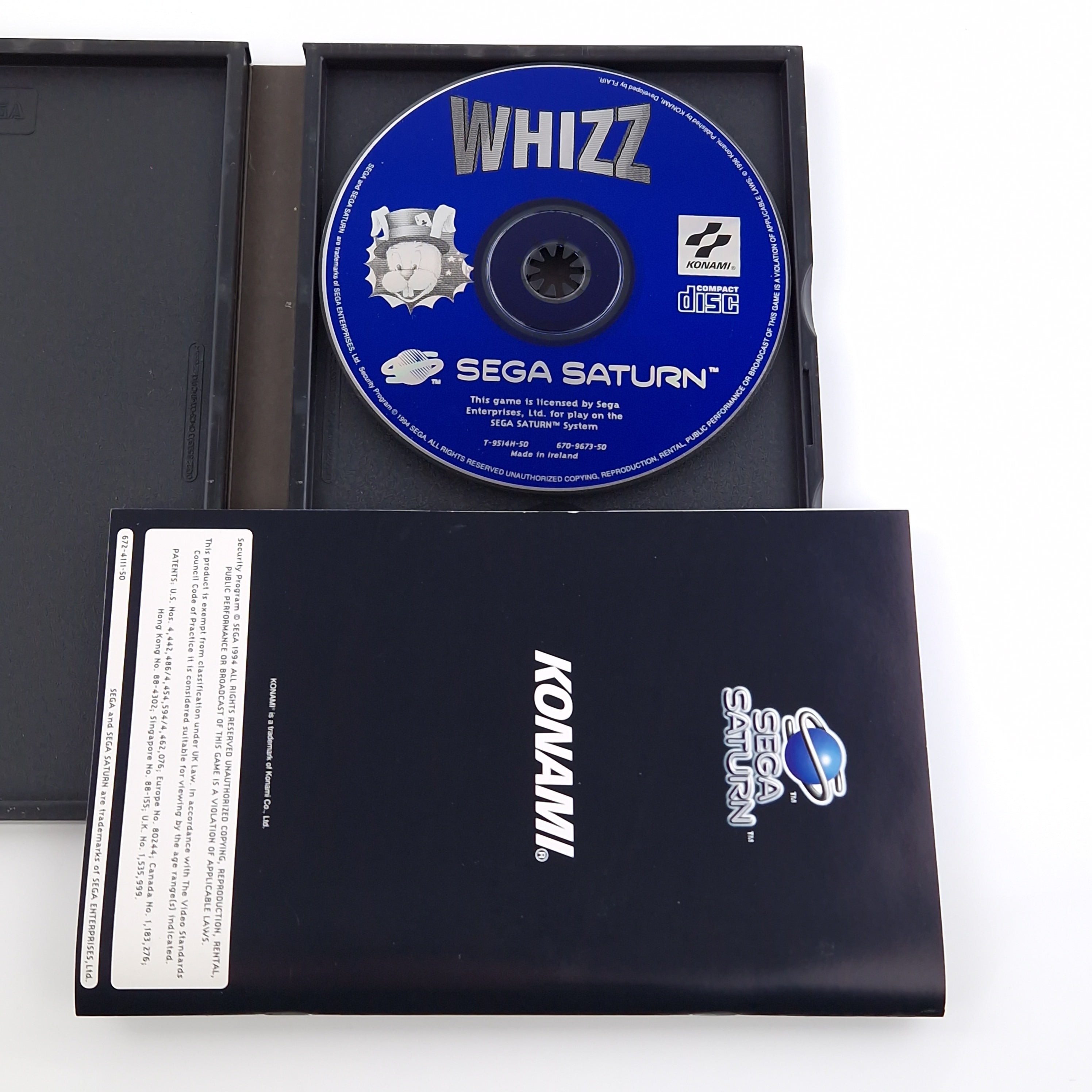 Sega Saturn Spiel – Whizz mit OVP und Anleitung PAL