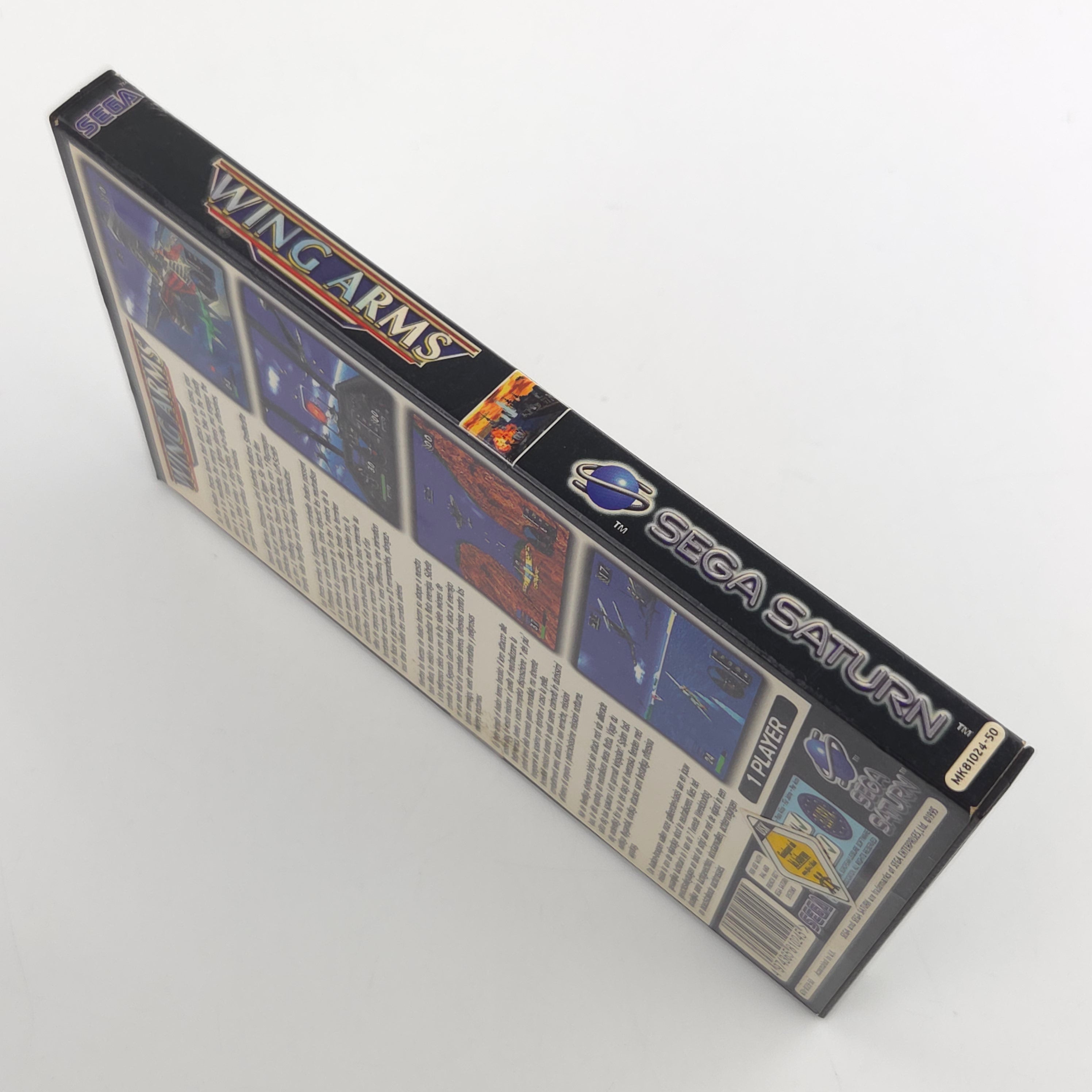 Sega Saturn Spiel Wing Arms OVP Anleitung PAL EUR