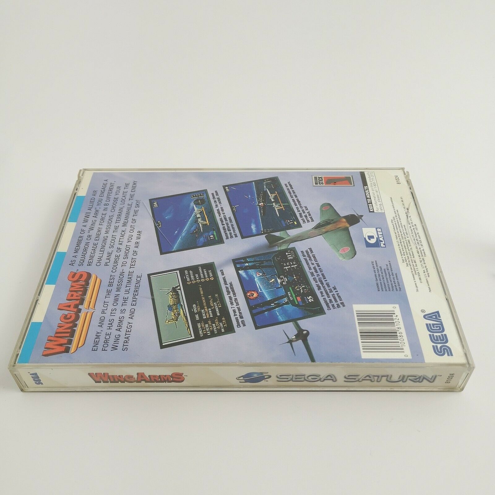Sega Saturn Spiel – Wing Arms (NTSC-U/C gebraucht)