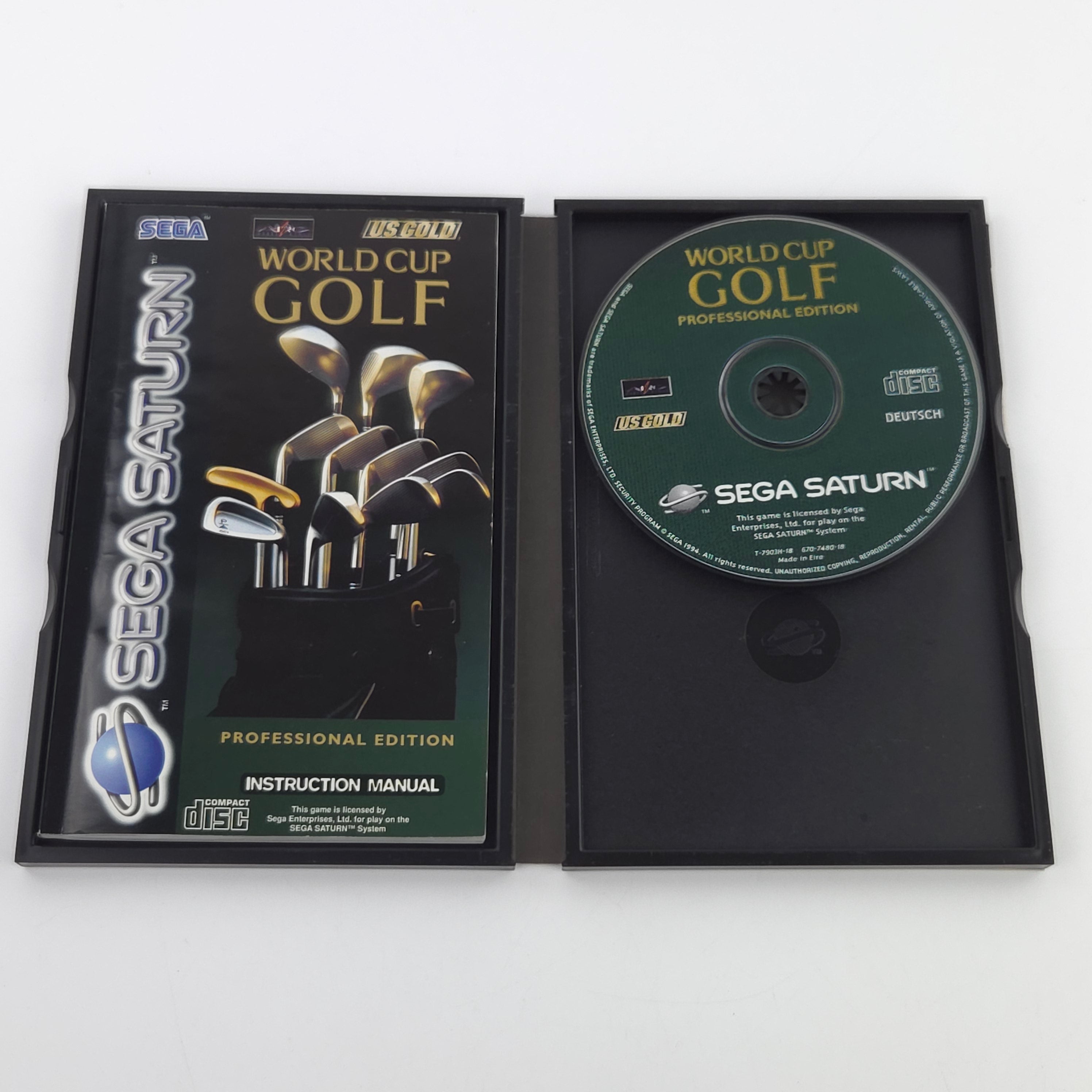 Sega Saturn Spiel World Cup Golf Professional OVP PAL