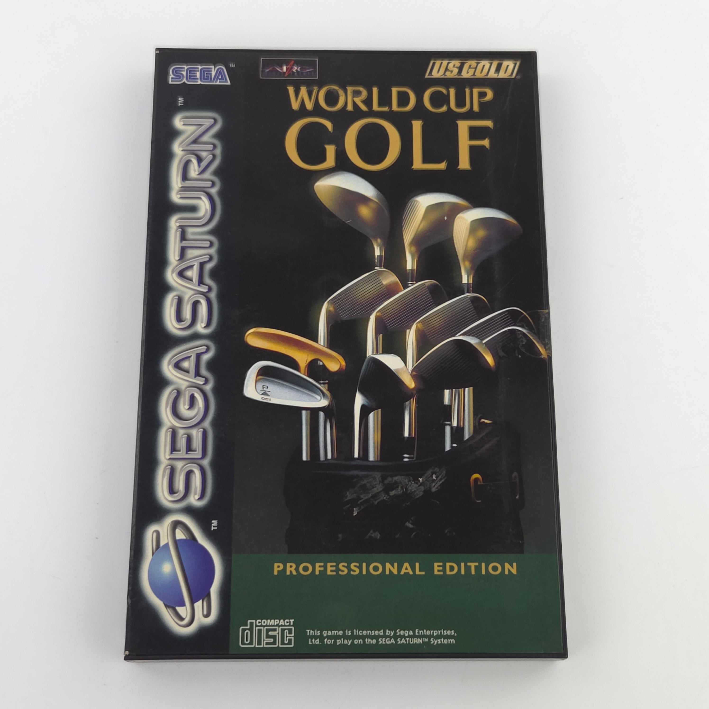 Sega Saturn Spiel World Cup Golf Professional OVP PAL