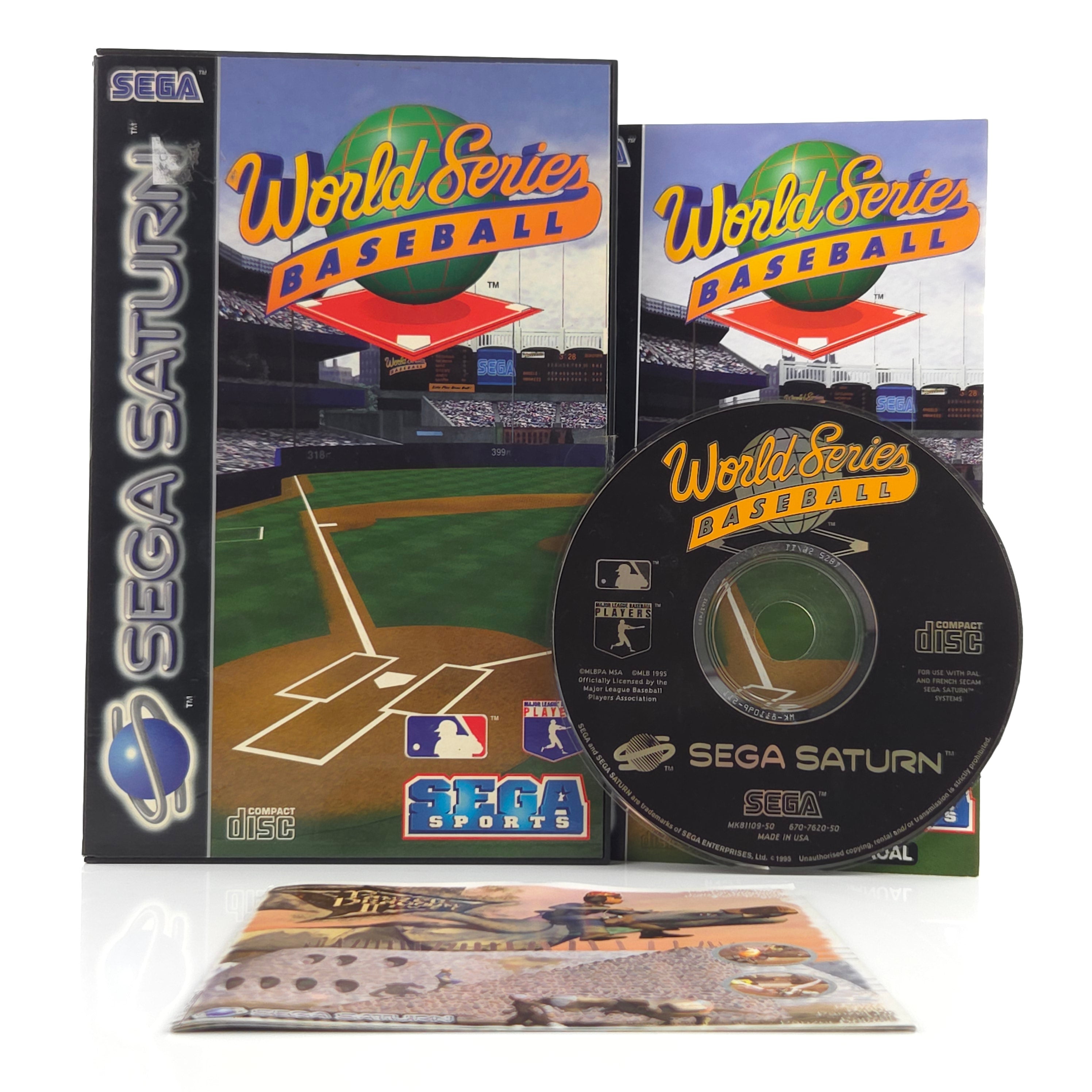 Sega Saturn Spiel World Series Baseball OVP PAL EUR
