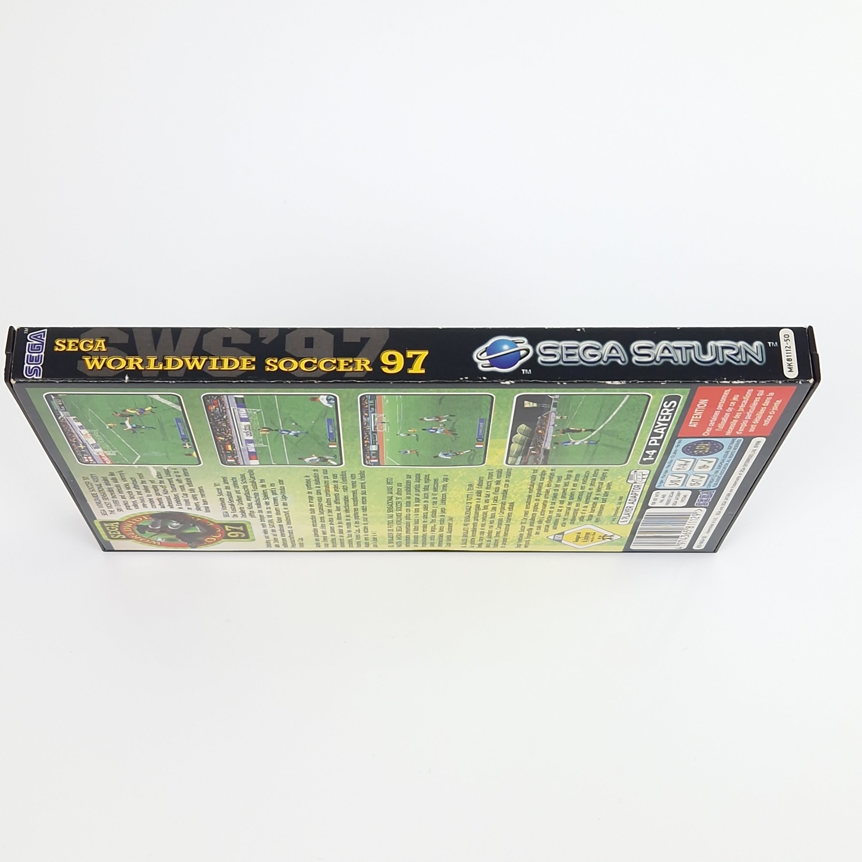 Sega Saturn Spiel – Sega Worldwide Soccer 97 OVP PAL