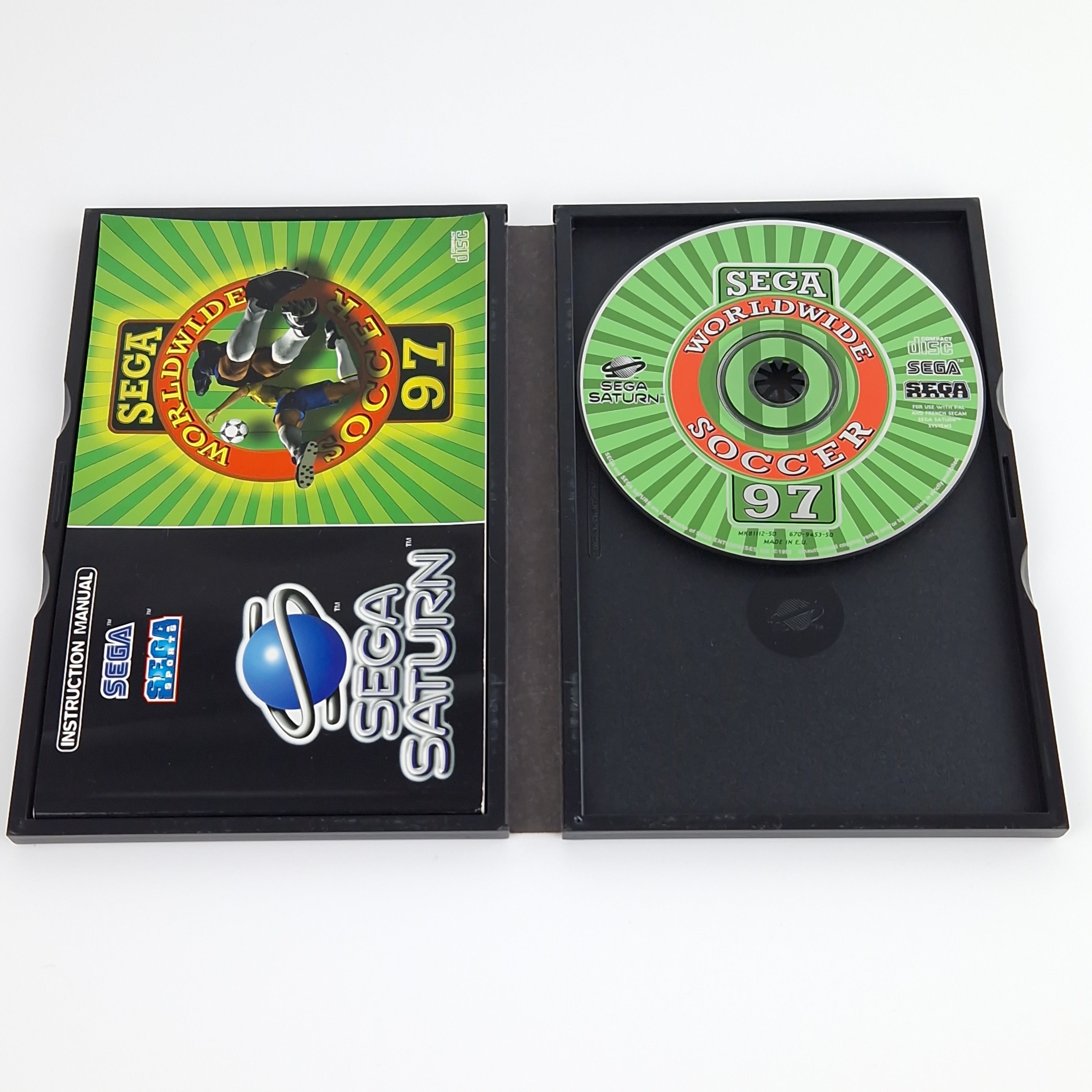 Sega Saturn Spiel – Sega Worldwide Soccer 97 OVP PAL