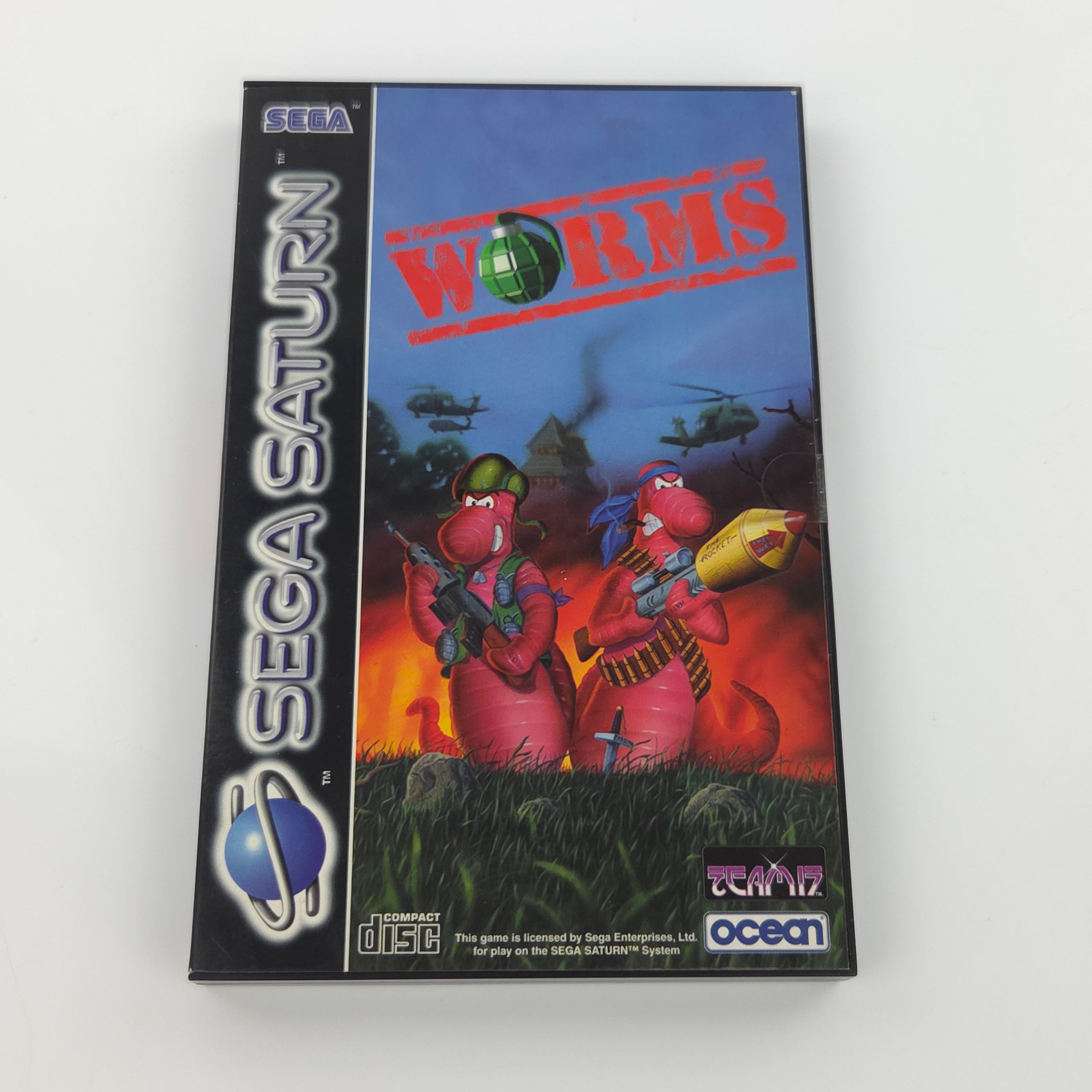 Sega Saturn Spiel – Worms OVP PAL