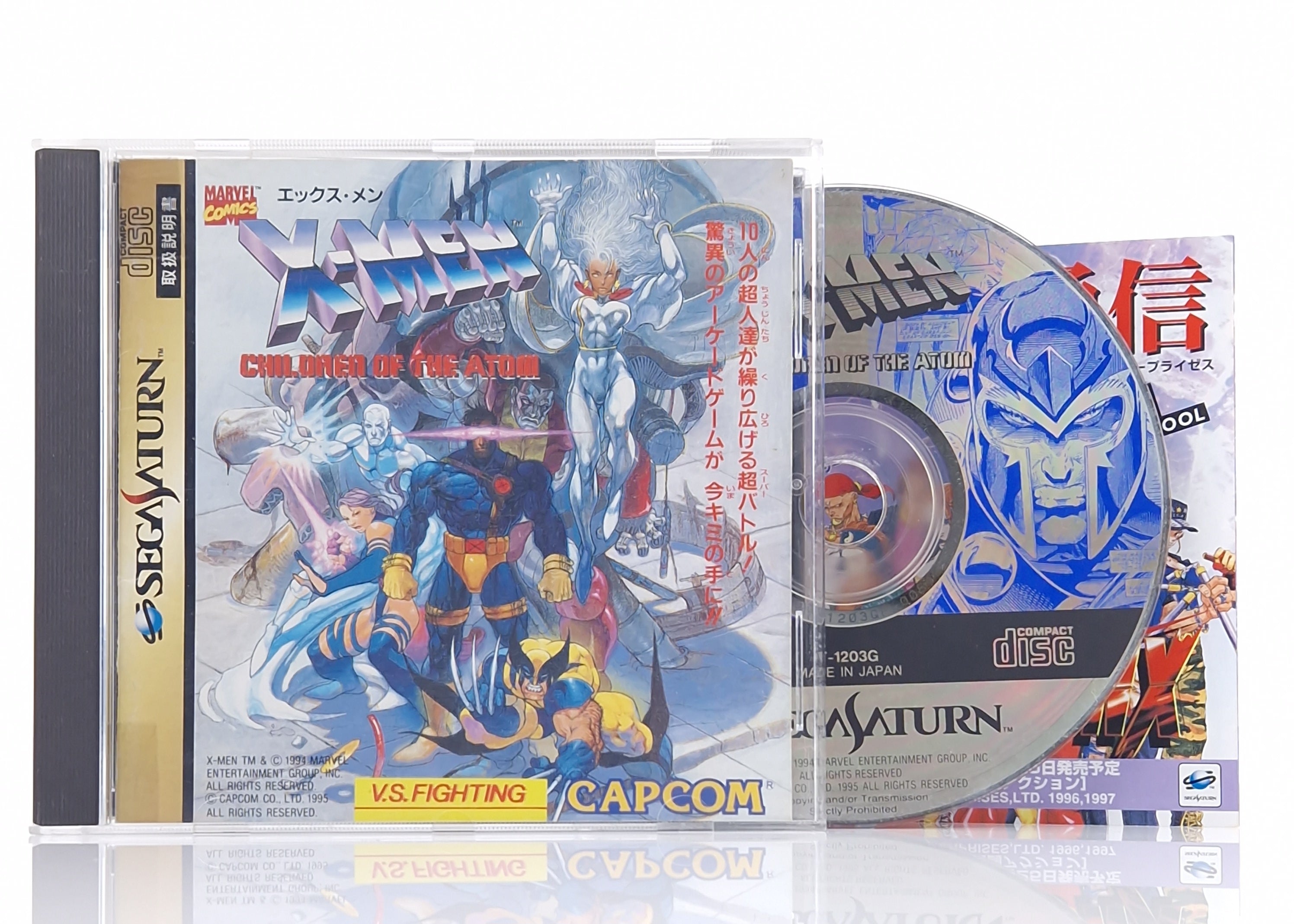 Sega Saturn Spiel – X-Men Children of the Atom (OVP)