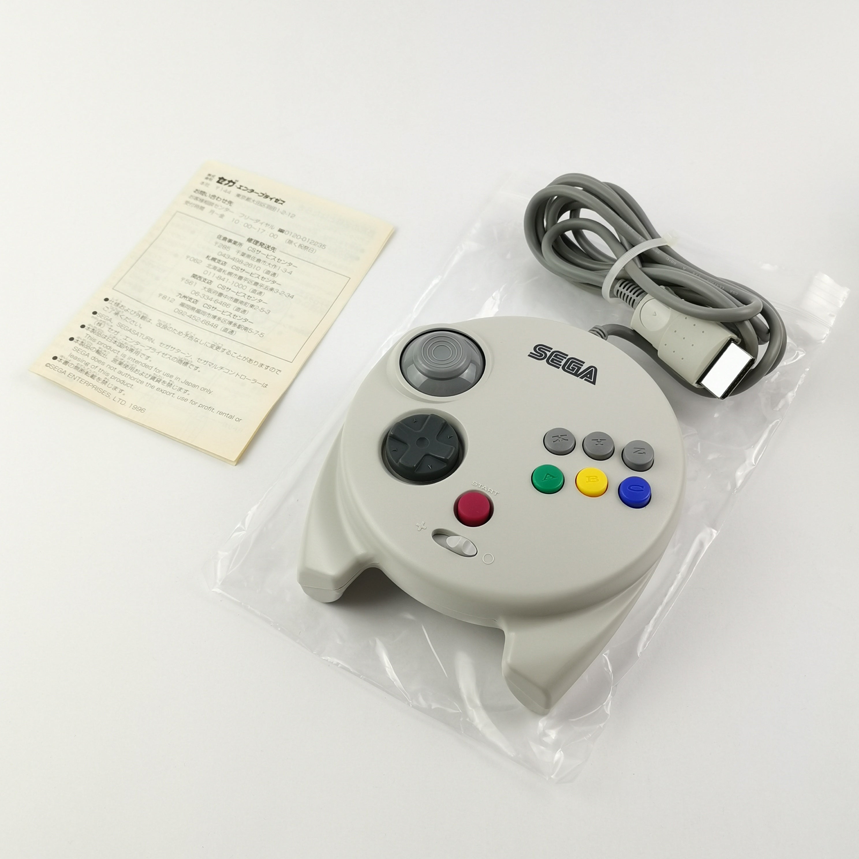 Sega Saturn Zubehör – 3D Control Pad Gamepad Controller OVP