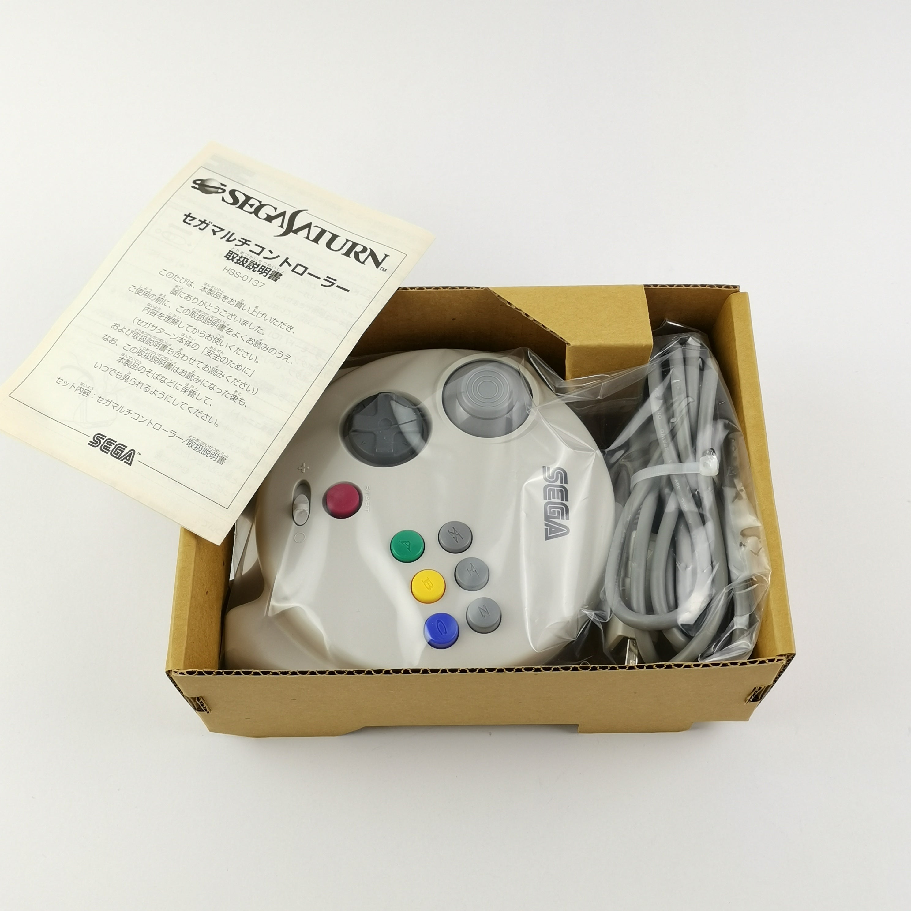 Sega Saturn Zubehör – 3D Control Pad Gamepad Controller OVP