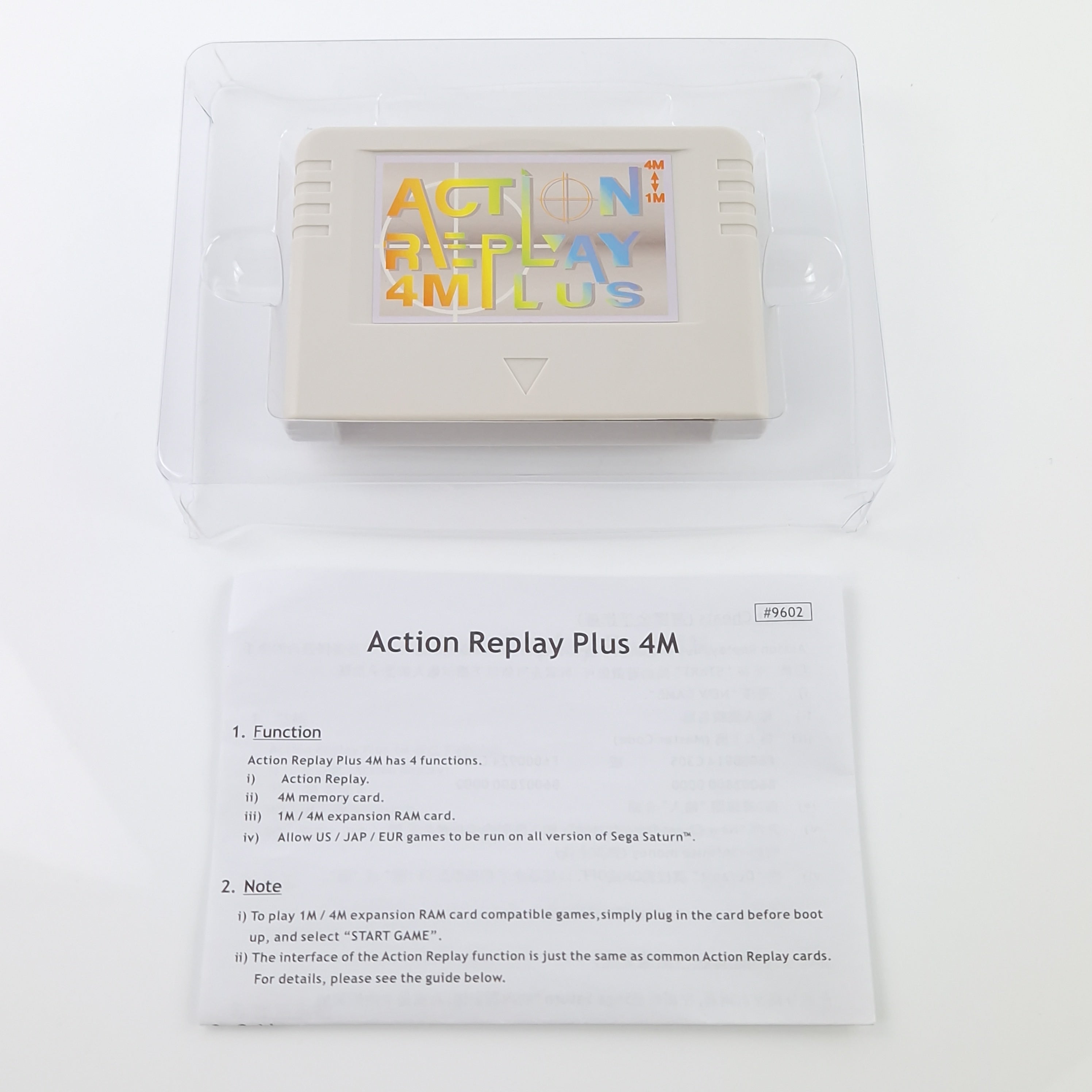 Sega Saturn Zubehör – Action Replay 4M Plus OVP