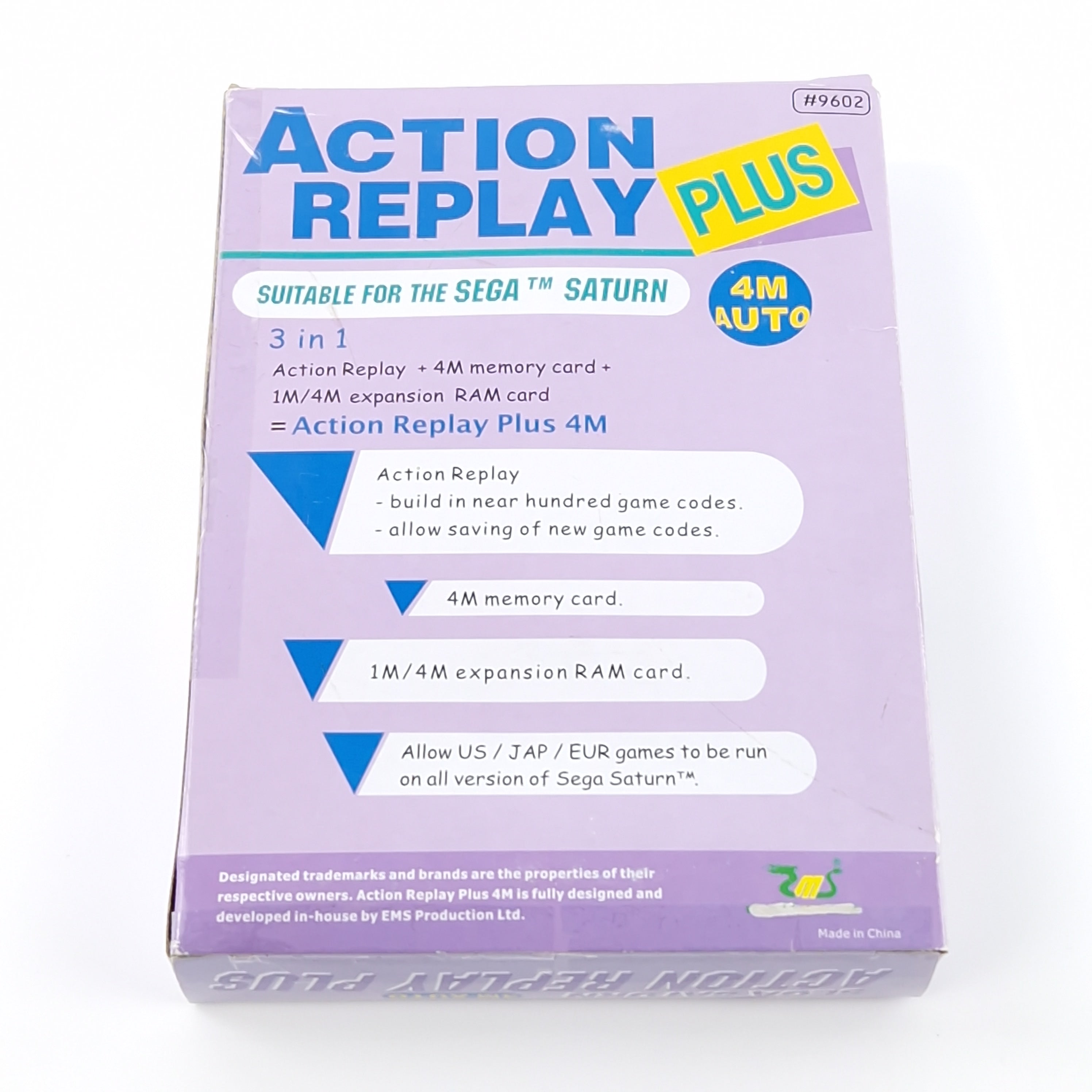 Sega Saturn Zubehör – Action Replay 4M Plus OVP