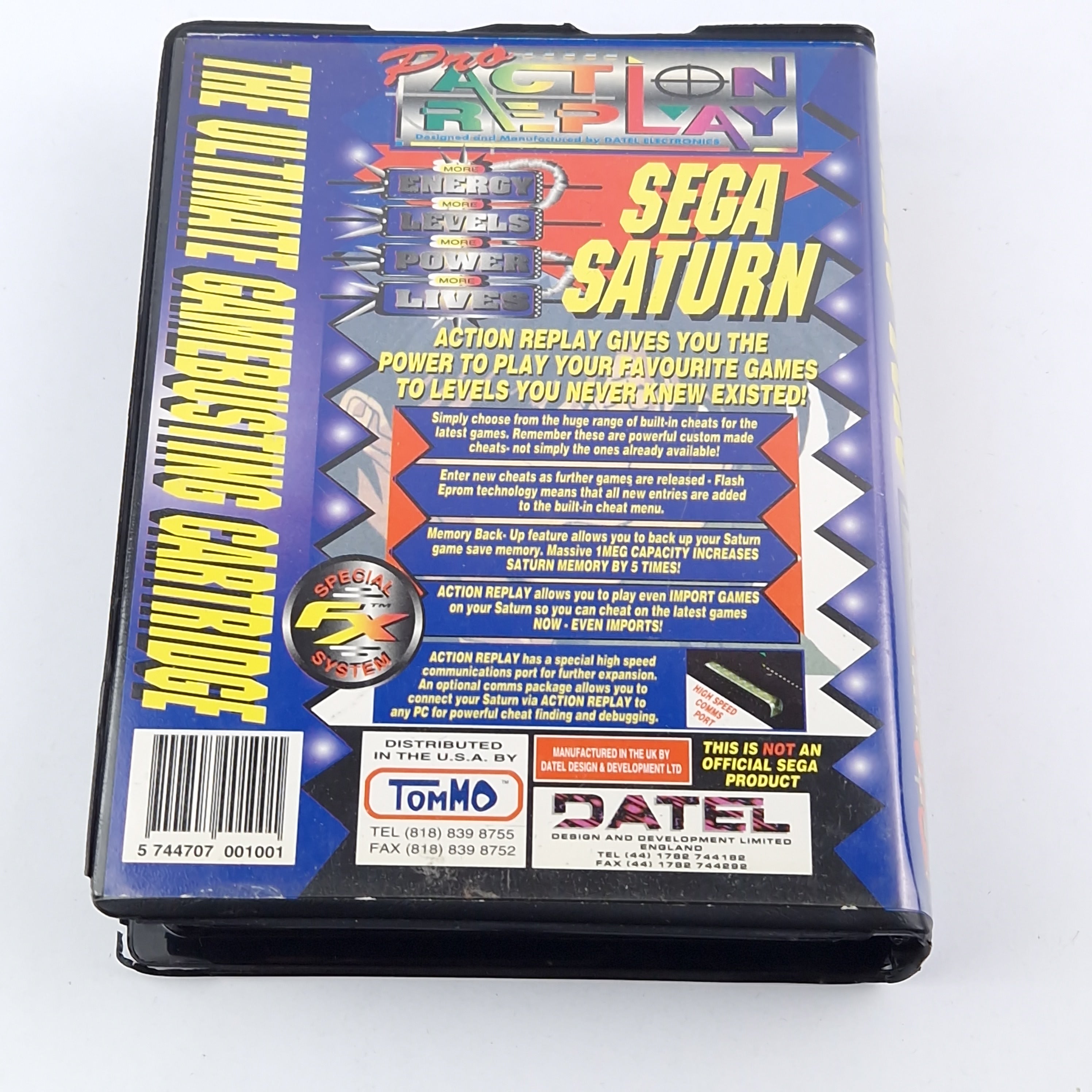 Sega Saturn Zubehör – Action Replay Cheatmodul Adapter