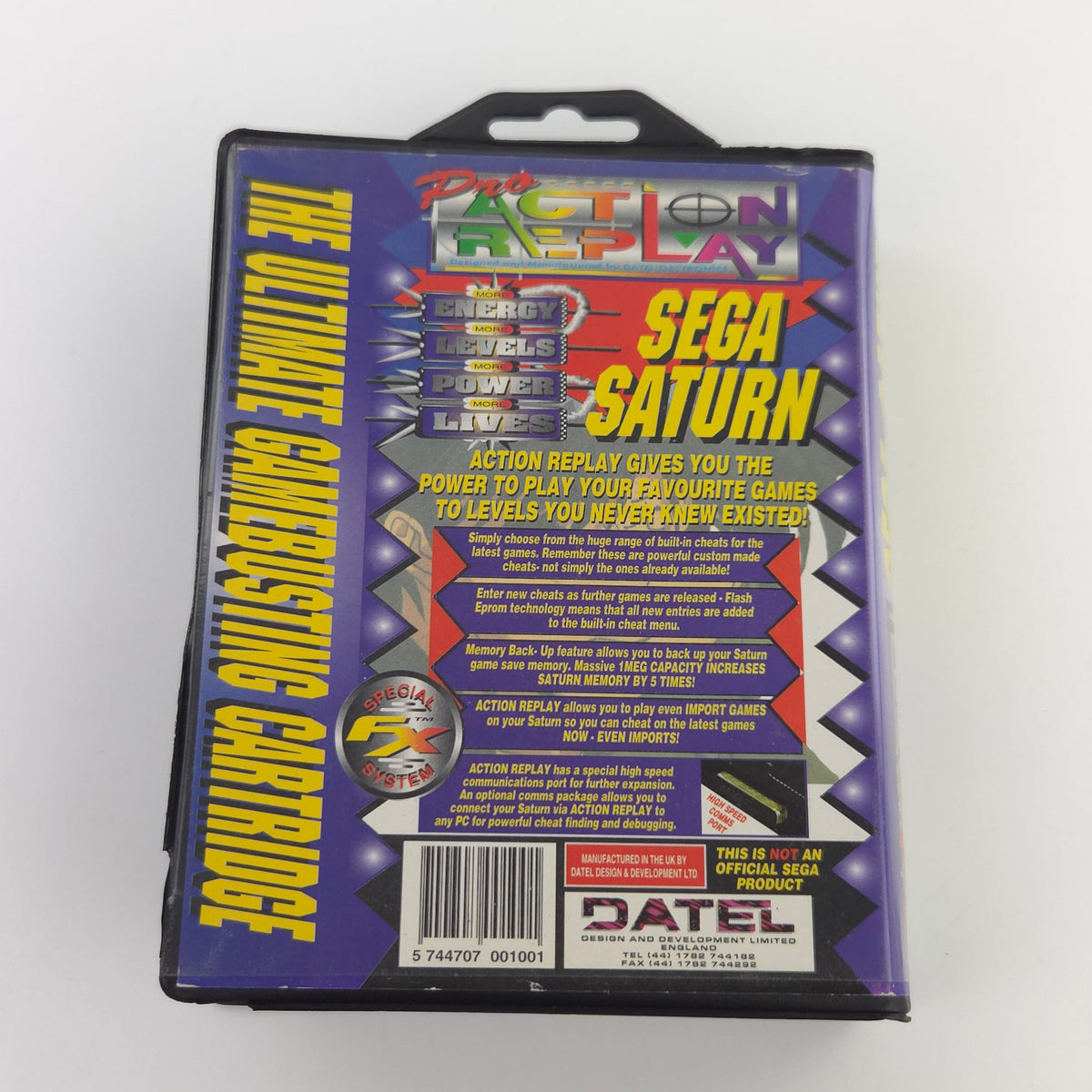 Sega Saturn Zubehör Pro Action Replay PAL