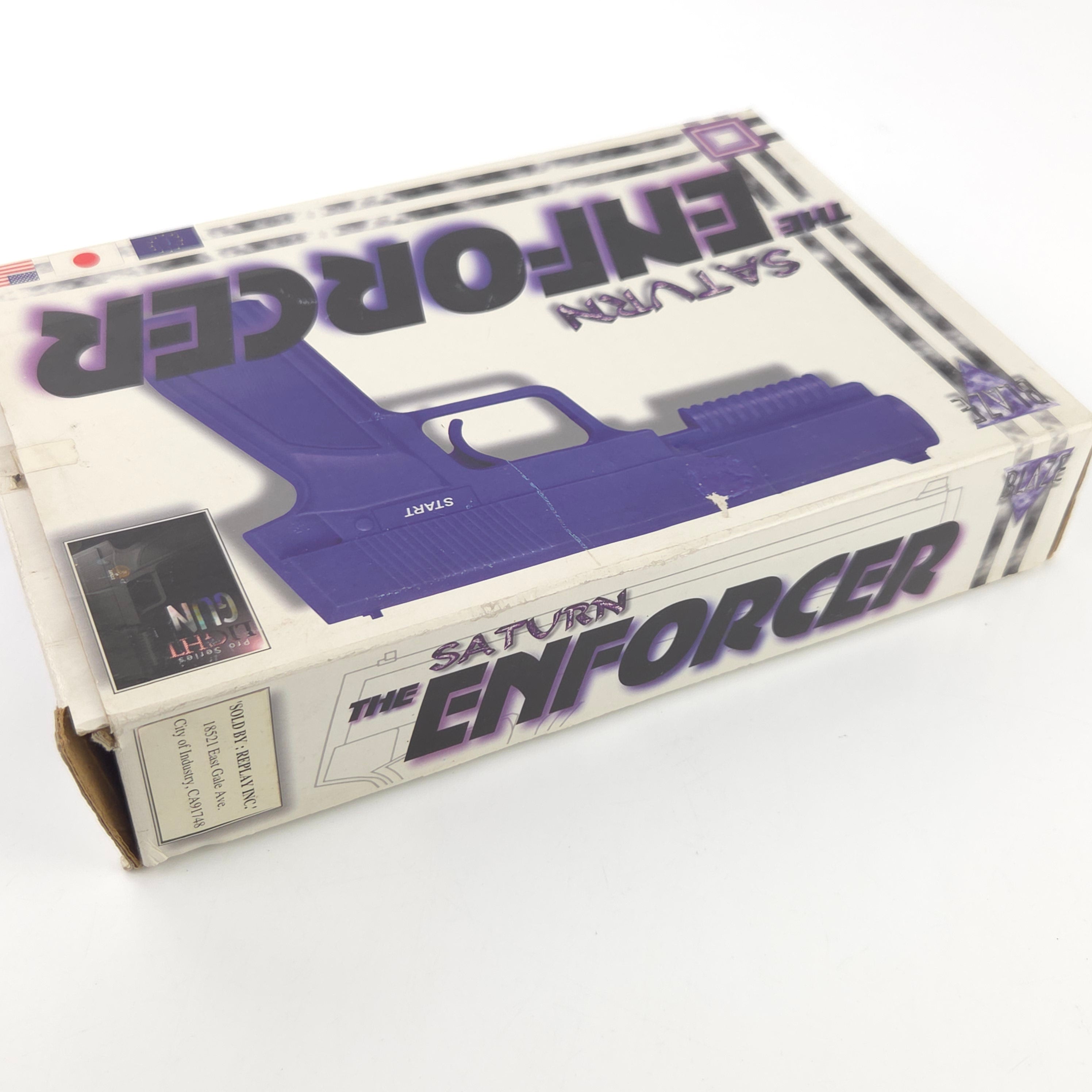 Sega Saturn Zubehör The Enforcer Gun Controller OVP