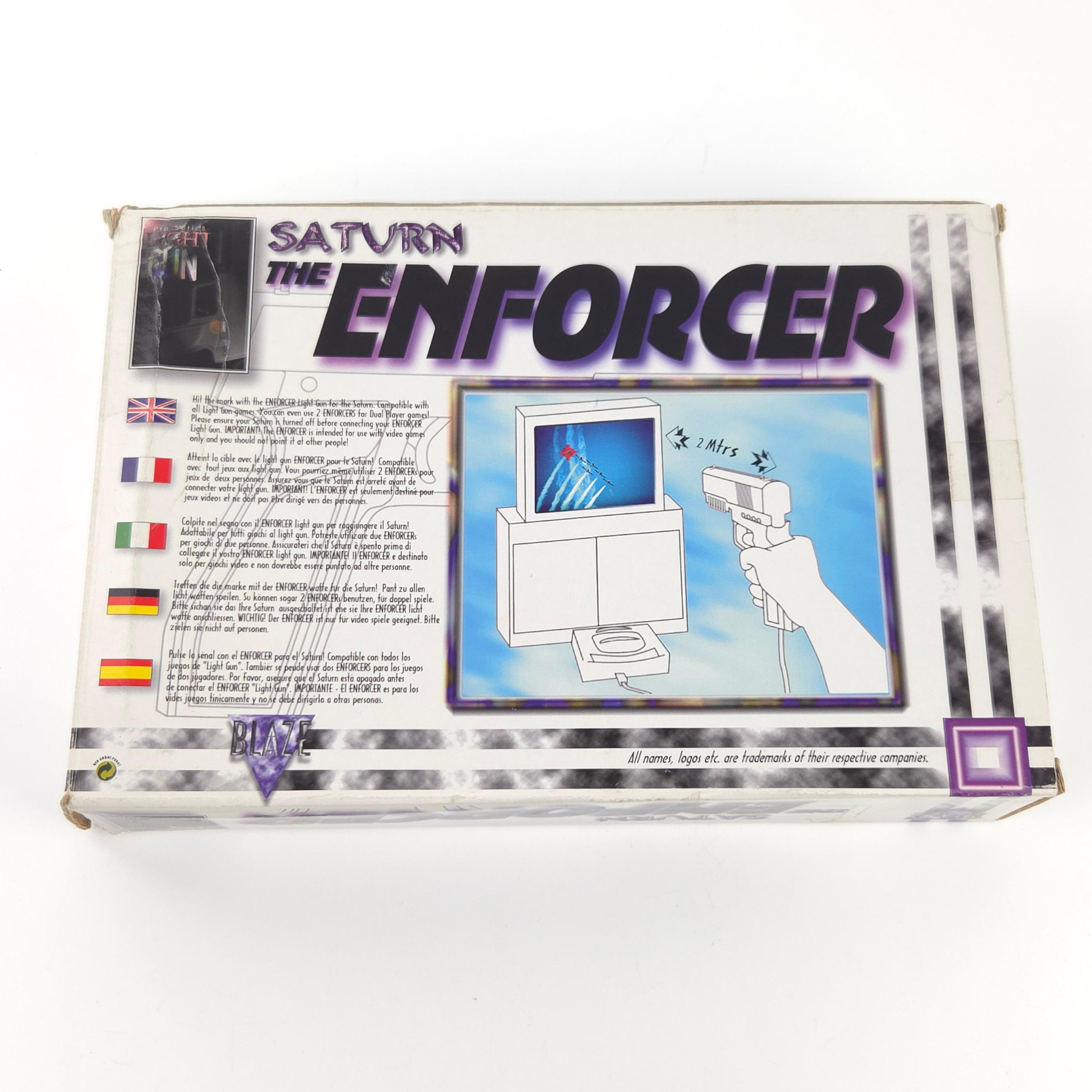 Sega Saturn Zubehör The Enforcer Gun Controller OVP