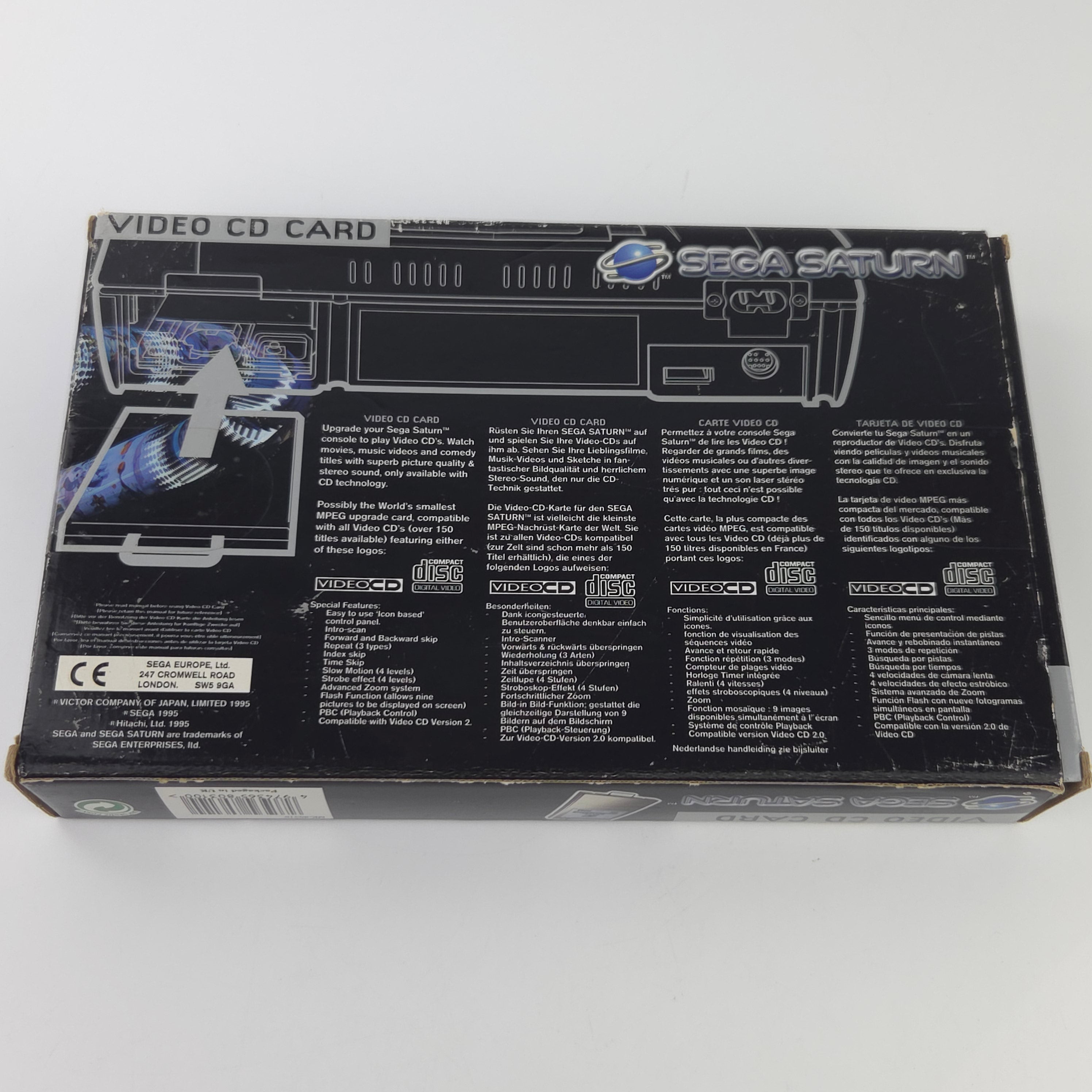 Sega Saturn Zubehör Video CD Card OVP Anleitung