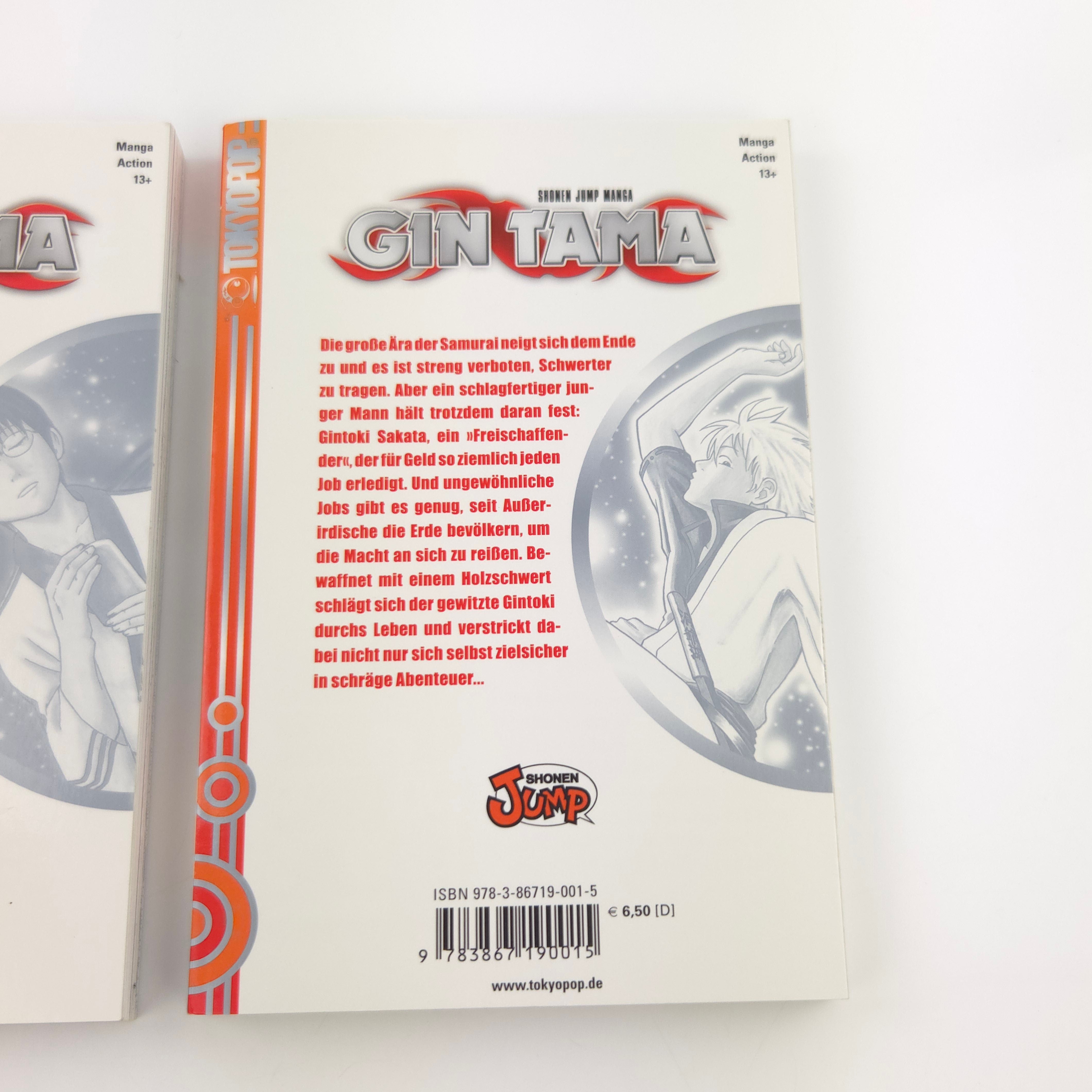 Shonen Jump Manga Gin Tama Band 1 und 2 deutsch