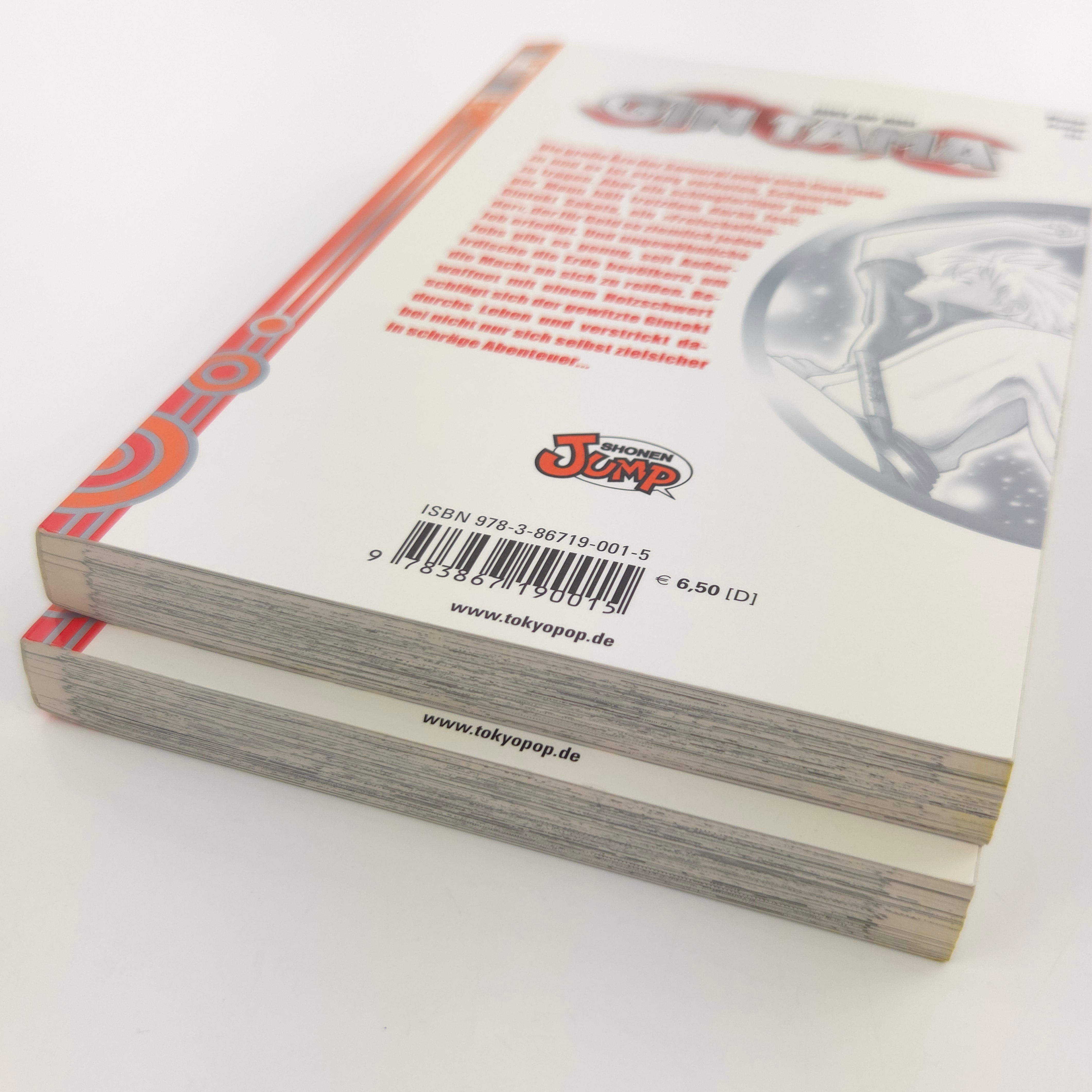 Shonen Jump Manga Gin Tama Band 1 und 2 deutsch
