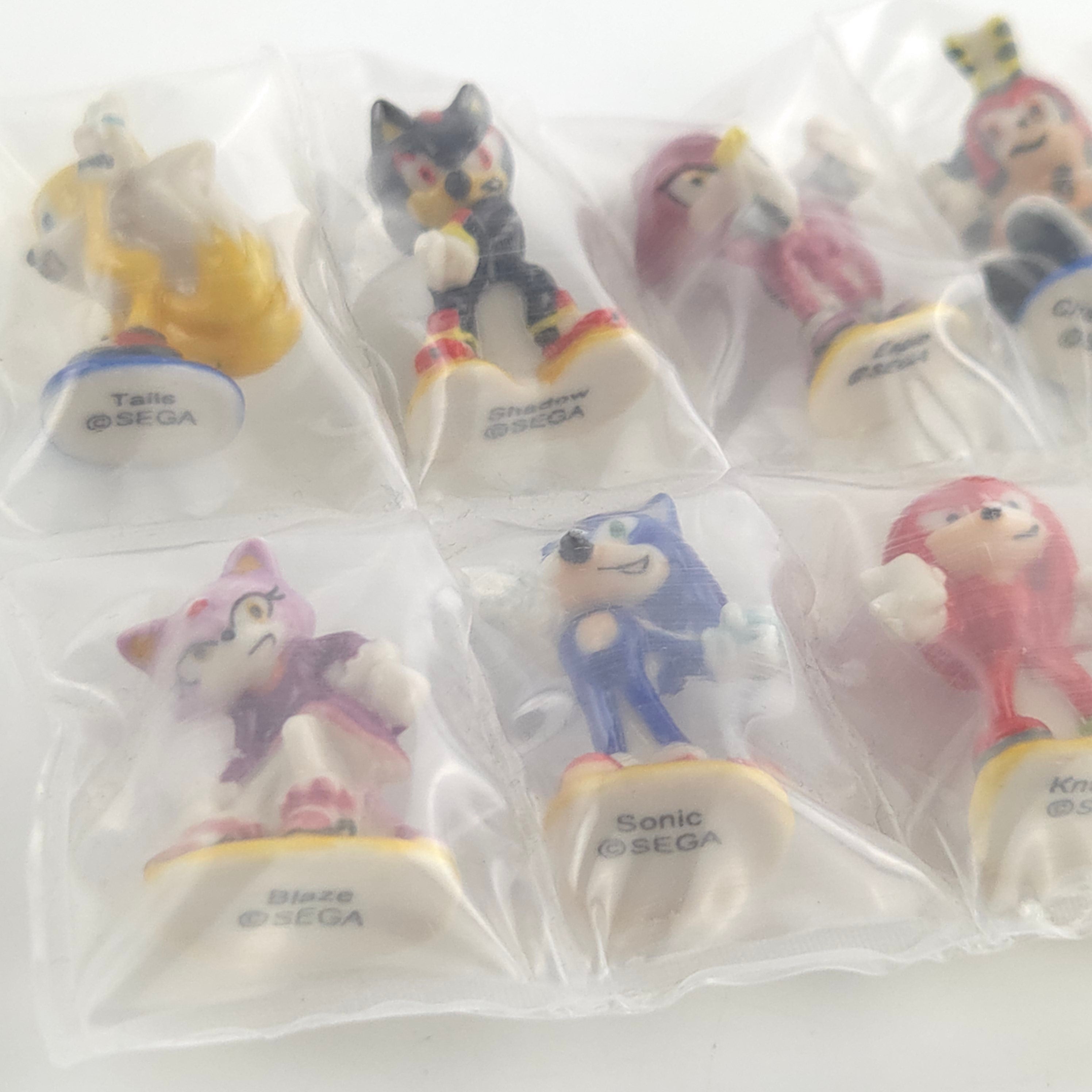 Sonic Feves Porzellan Figuren 2013 - NEU sealed alle 10 Figures