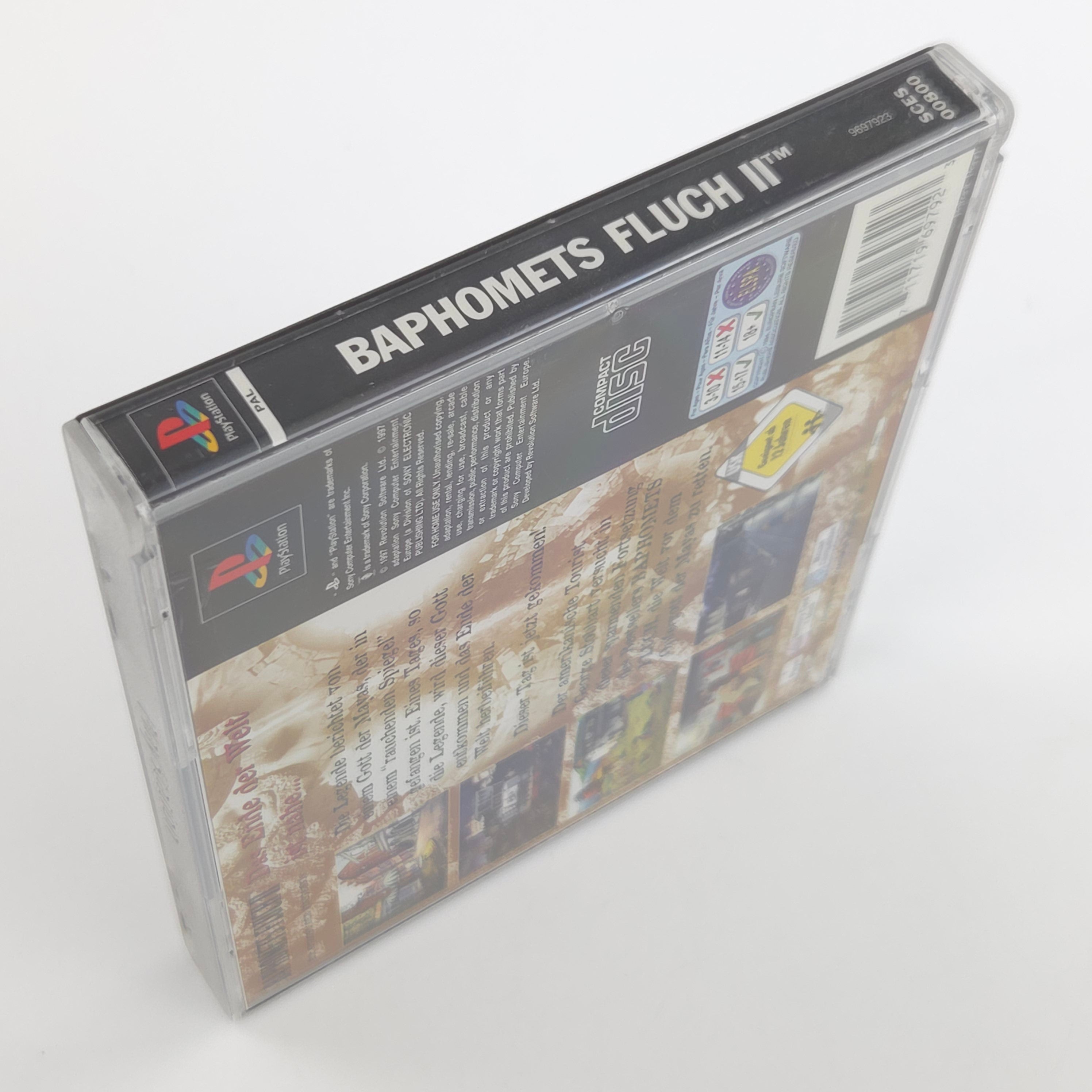 Playstation Spiel Baphomets Fluch II Die Spiegel PS1 OVP