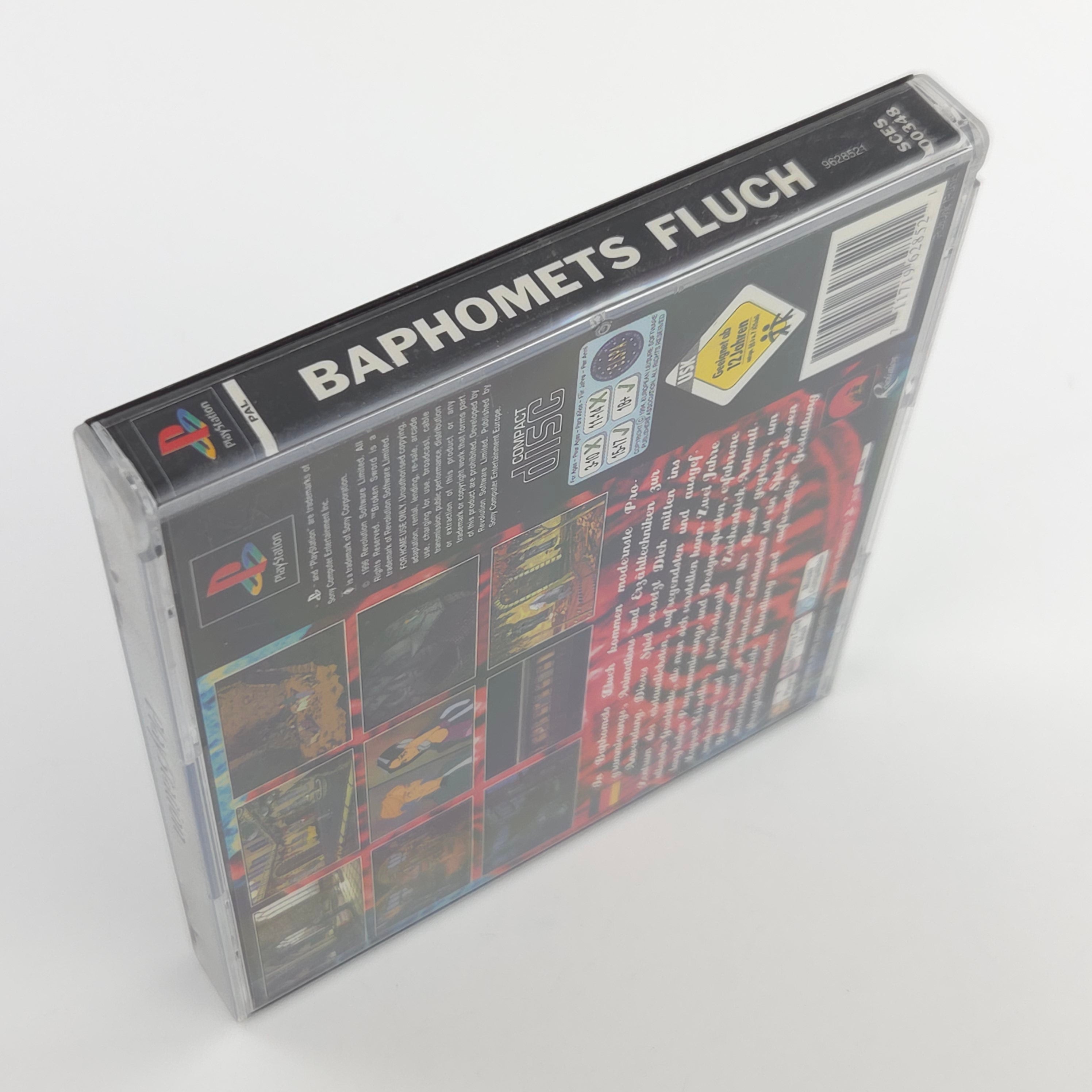 Playstation 1 Spiel Baphomets Fluch PS1 OVP PAL DE