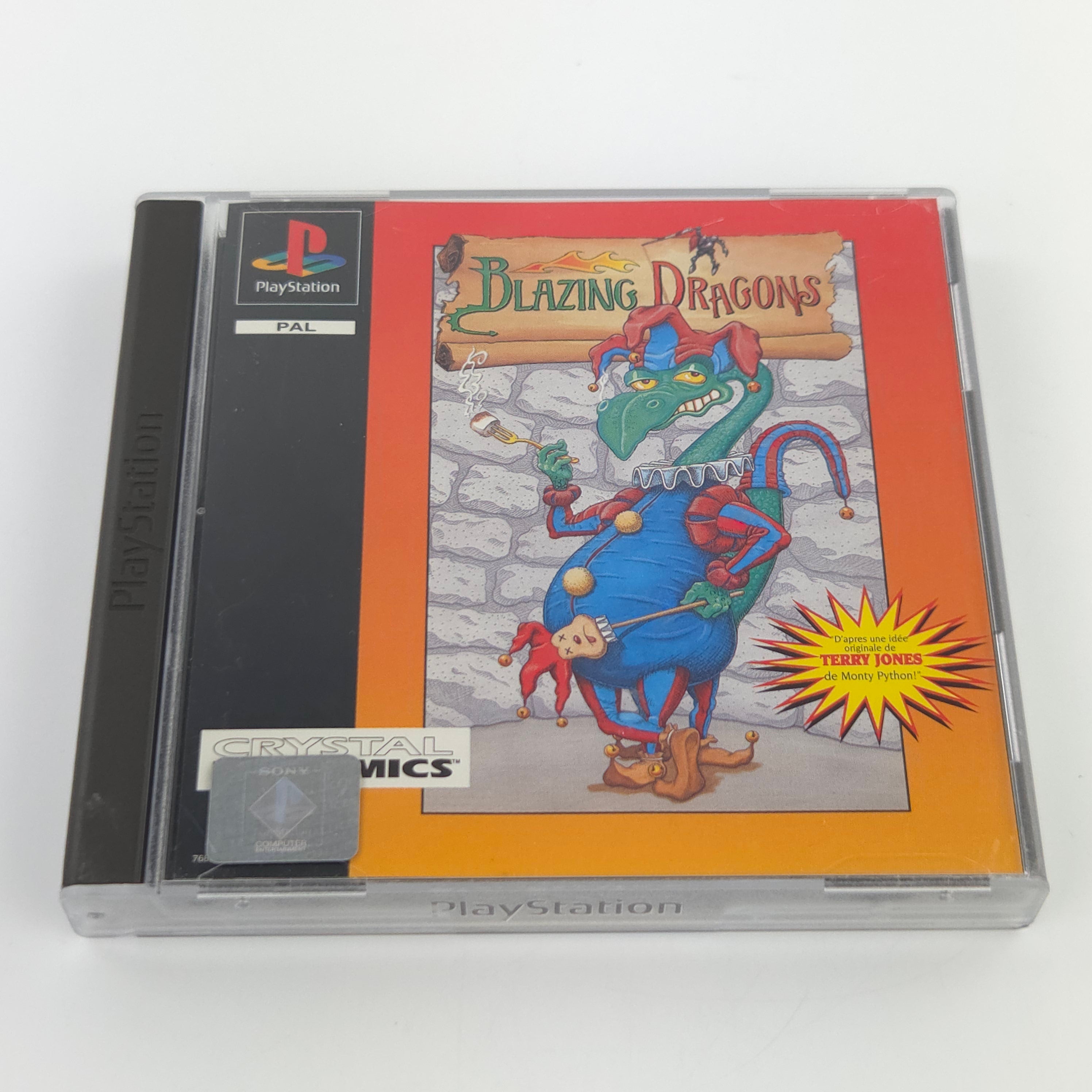 Playstation 1 Spiel Blazing Dragons PS1 OVP PAL EUR