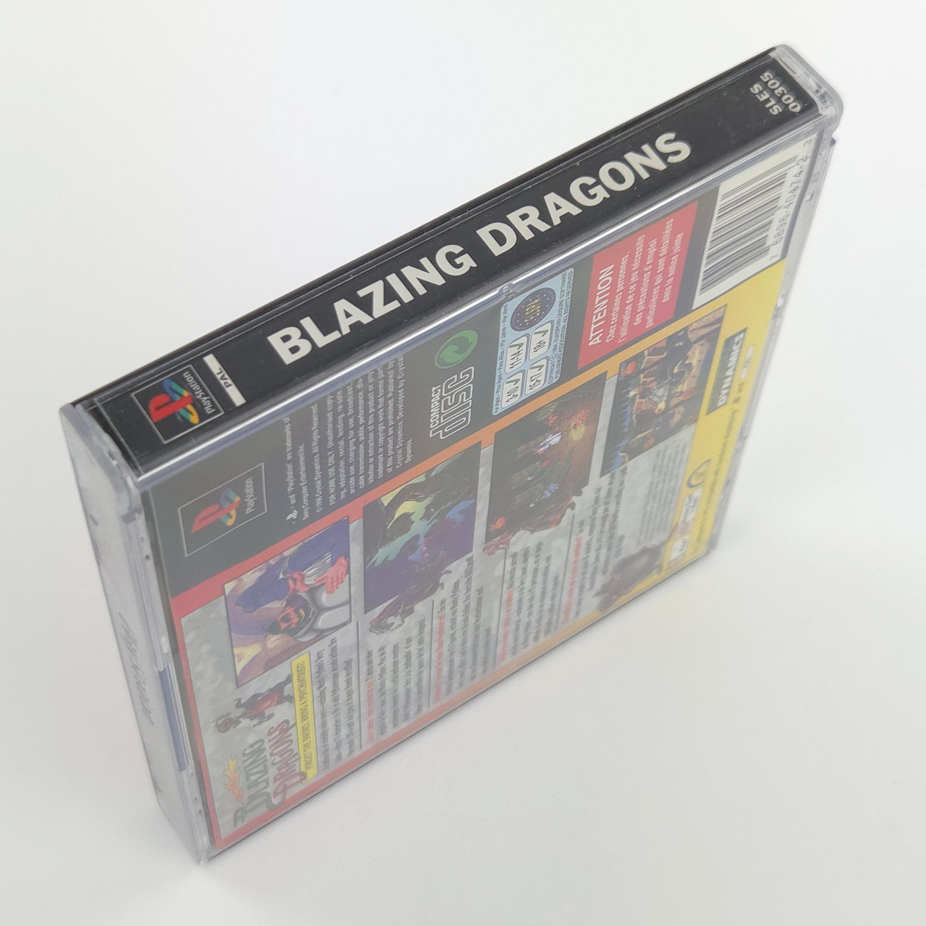 Playstation 1 Spiel Blazing Dragons PS1 OVP PAL EUR