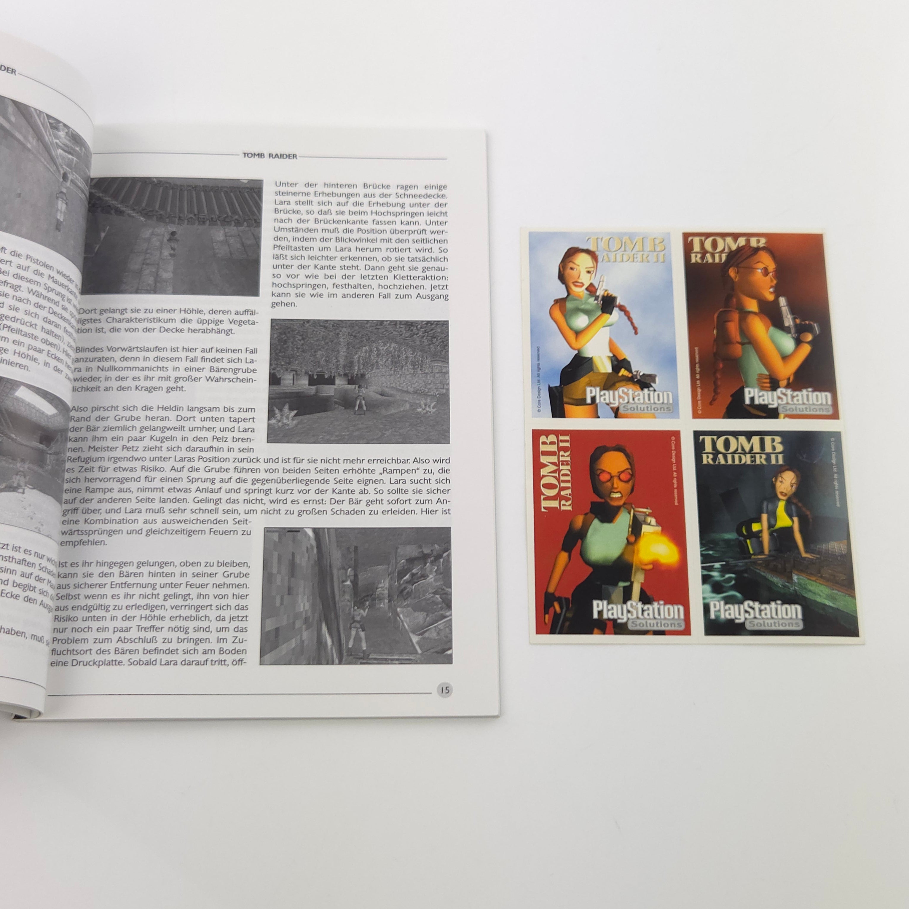 Sony Playstation Spiel – Tomb Raider Lösungsbuch Guide PS1