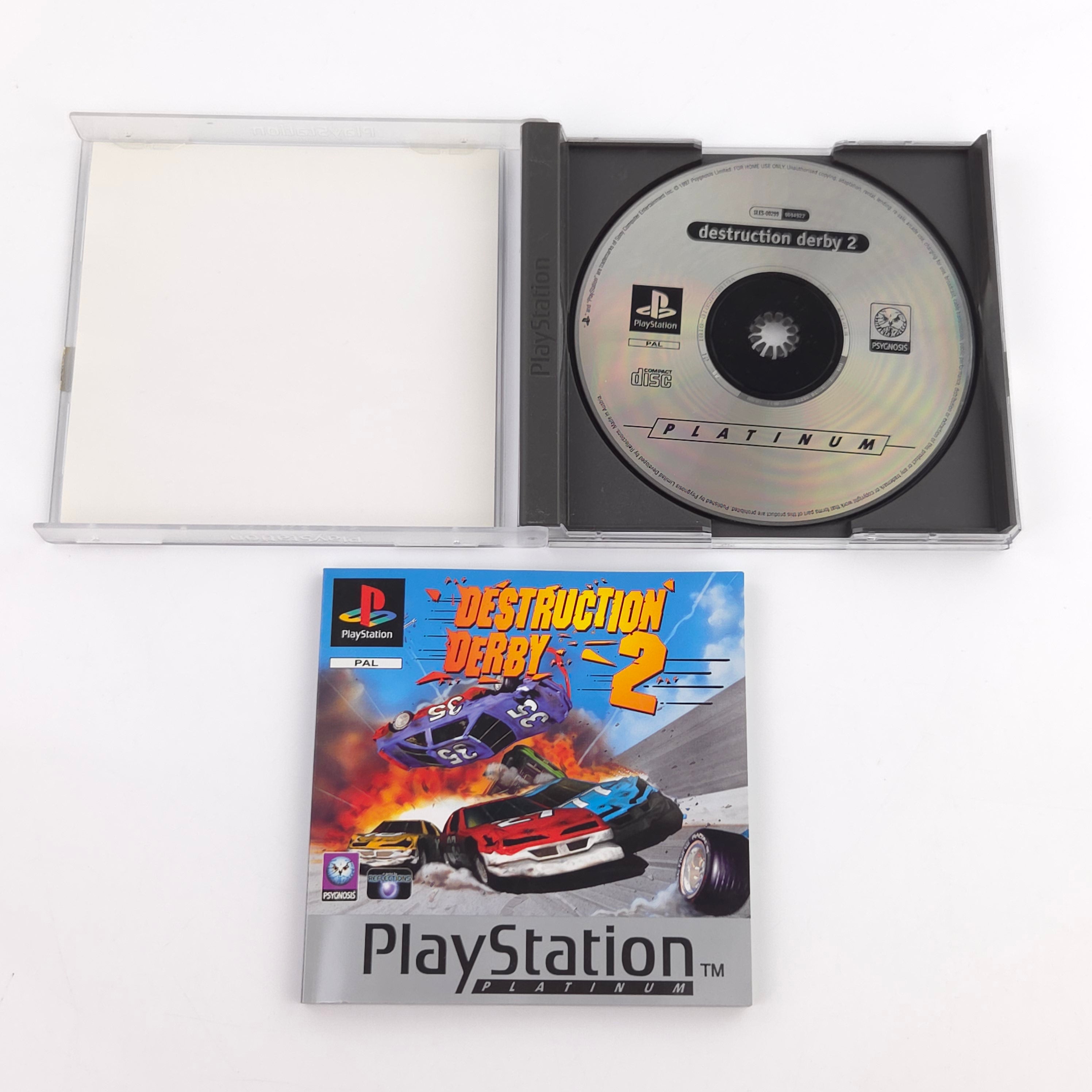 Playstation 1 Spiel – Destruction Derby 2 (PAL)