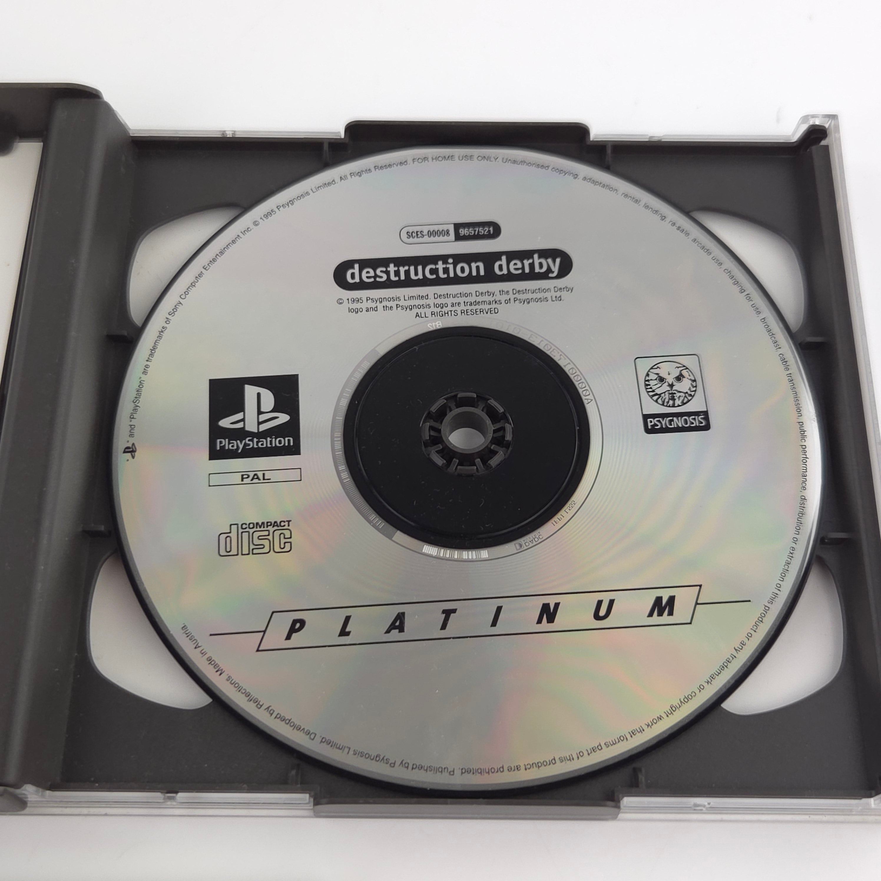 PlayStation 1 Spiel – Destruction Derby (PS1 PAL)