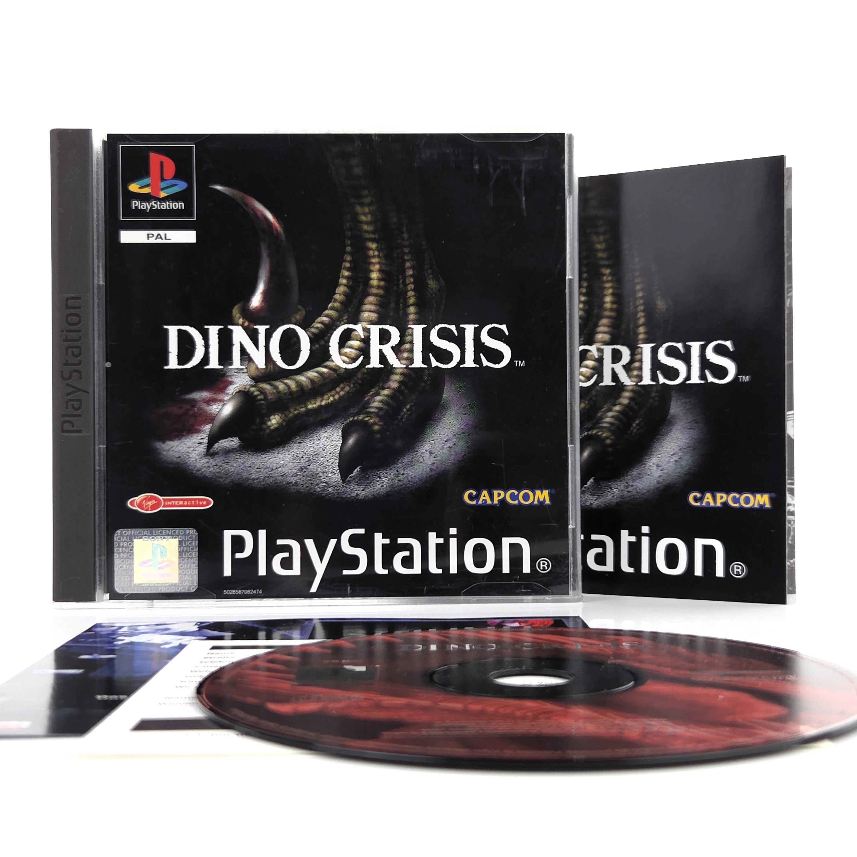 Sony Playstation Spiel Dino Crisis PS1 OVP PAL Capcom