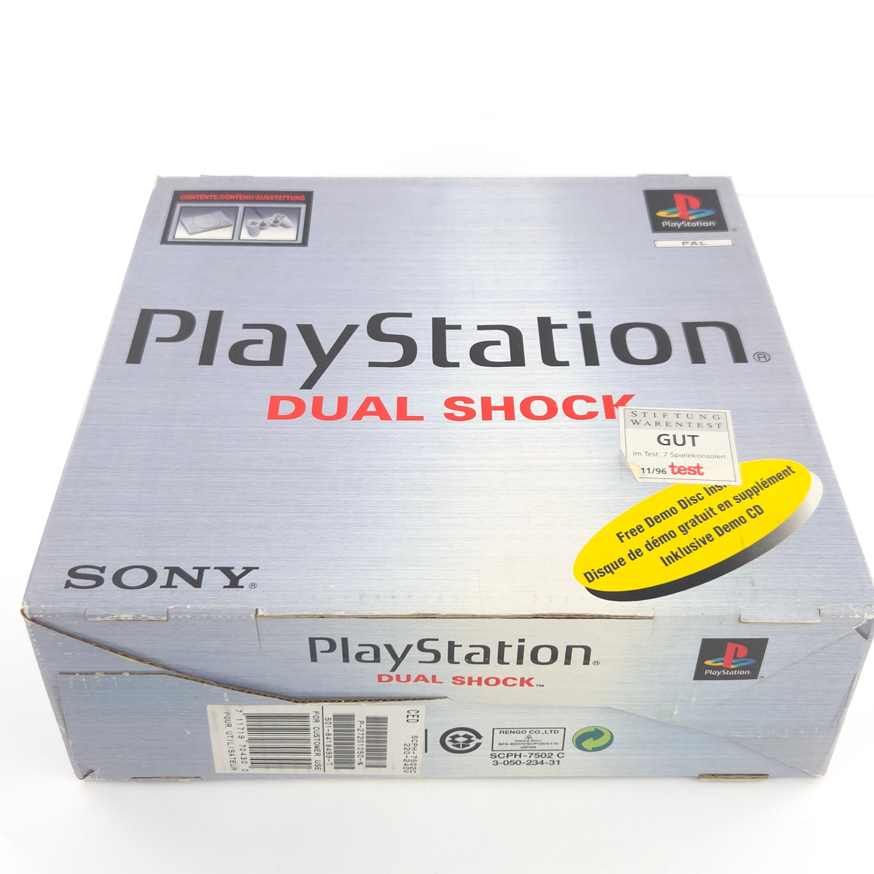 Sony Playstation 1 Konsole PS1 Dual Shock Bundle OVP PAL