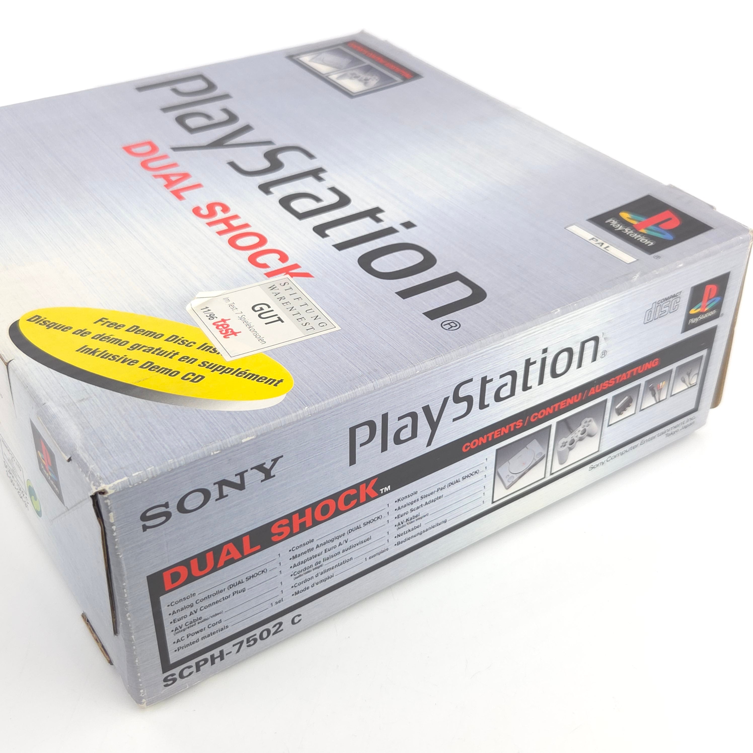 Sony Playstation 1 Konsole PS1 Dual Shock Bundle OVP PAL