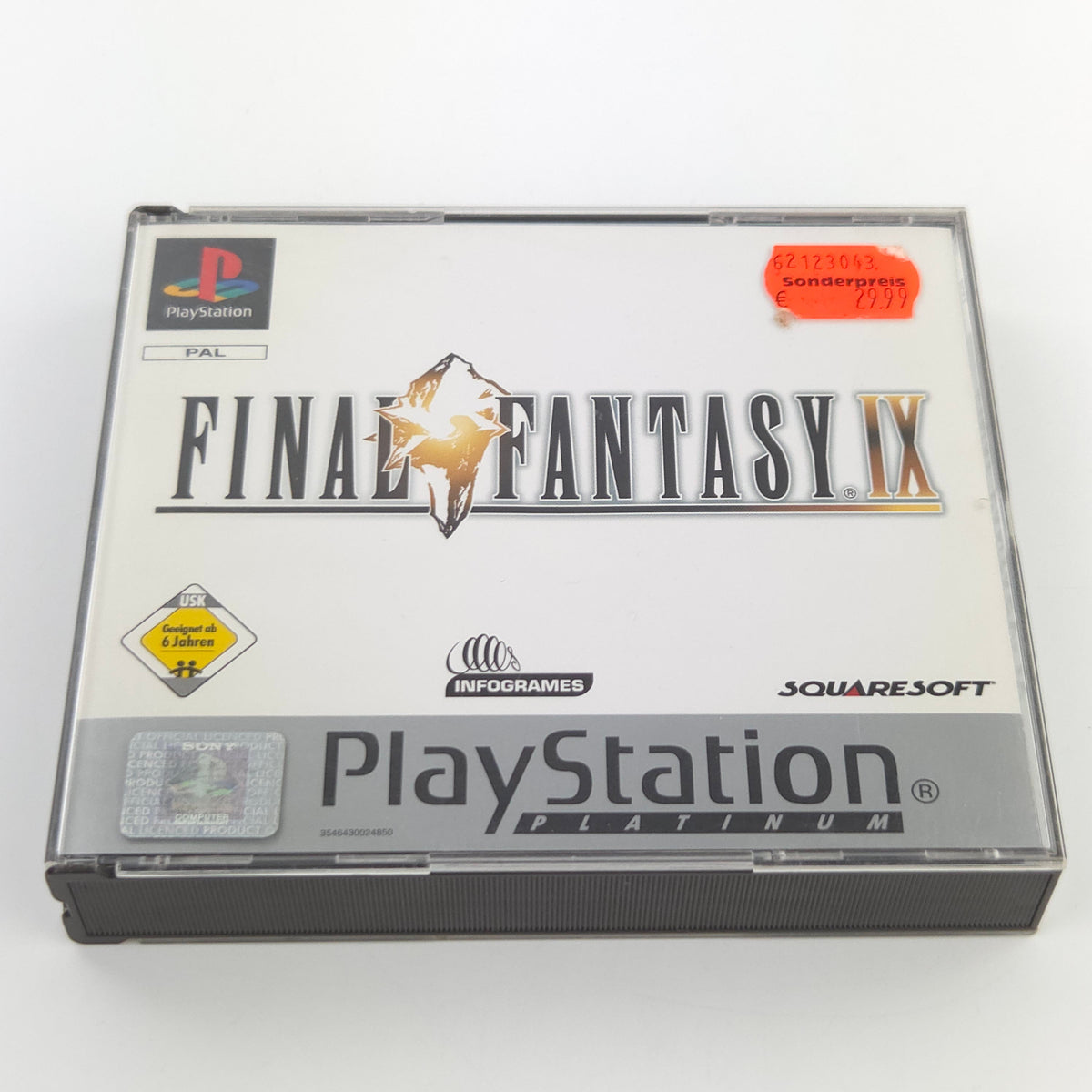 PlayStation 1 Spiel Final Fantasy IX Platinum OVP