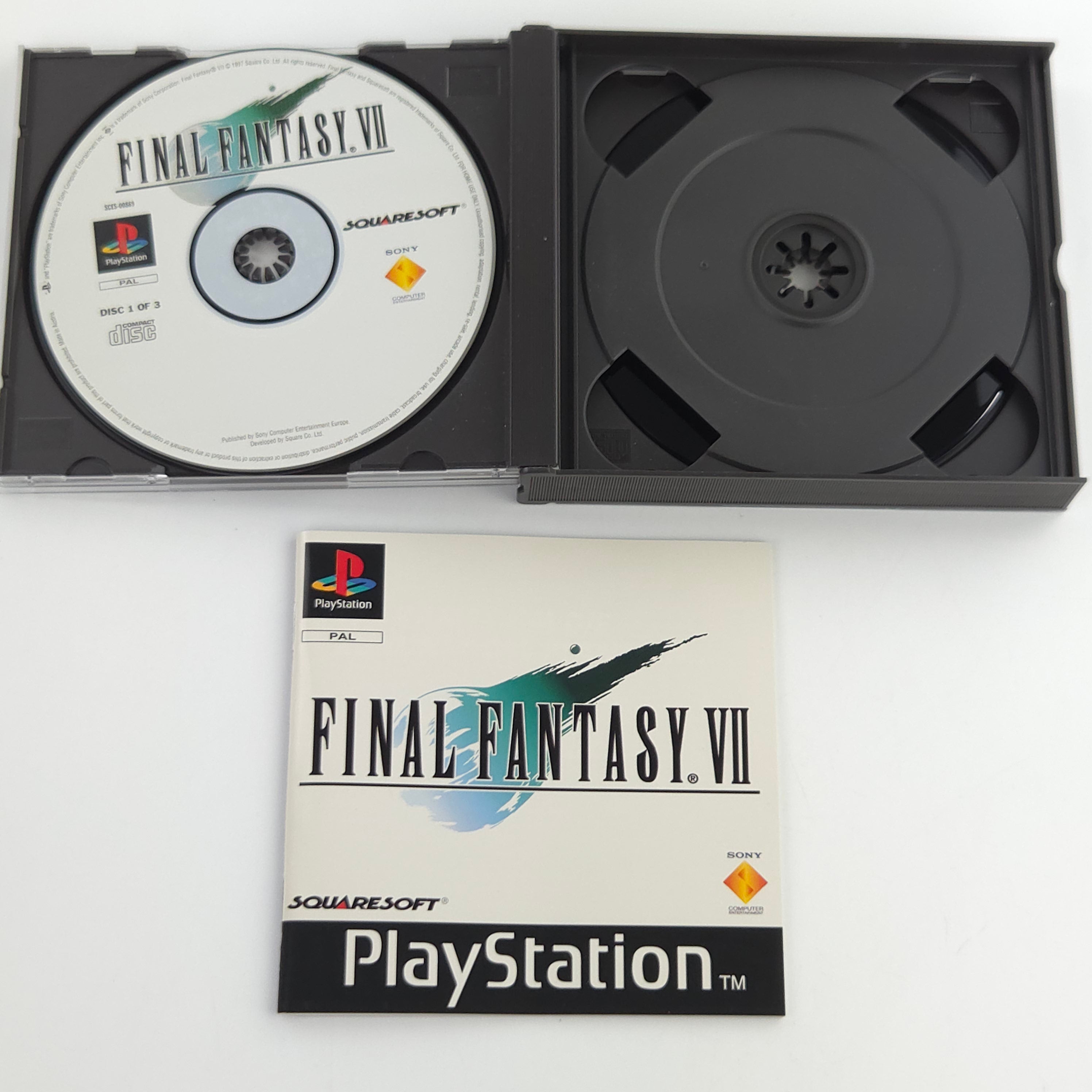 Playstation 1 Spiel Final Fantasy VII PS1 OVP PAL DE