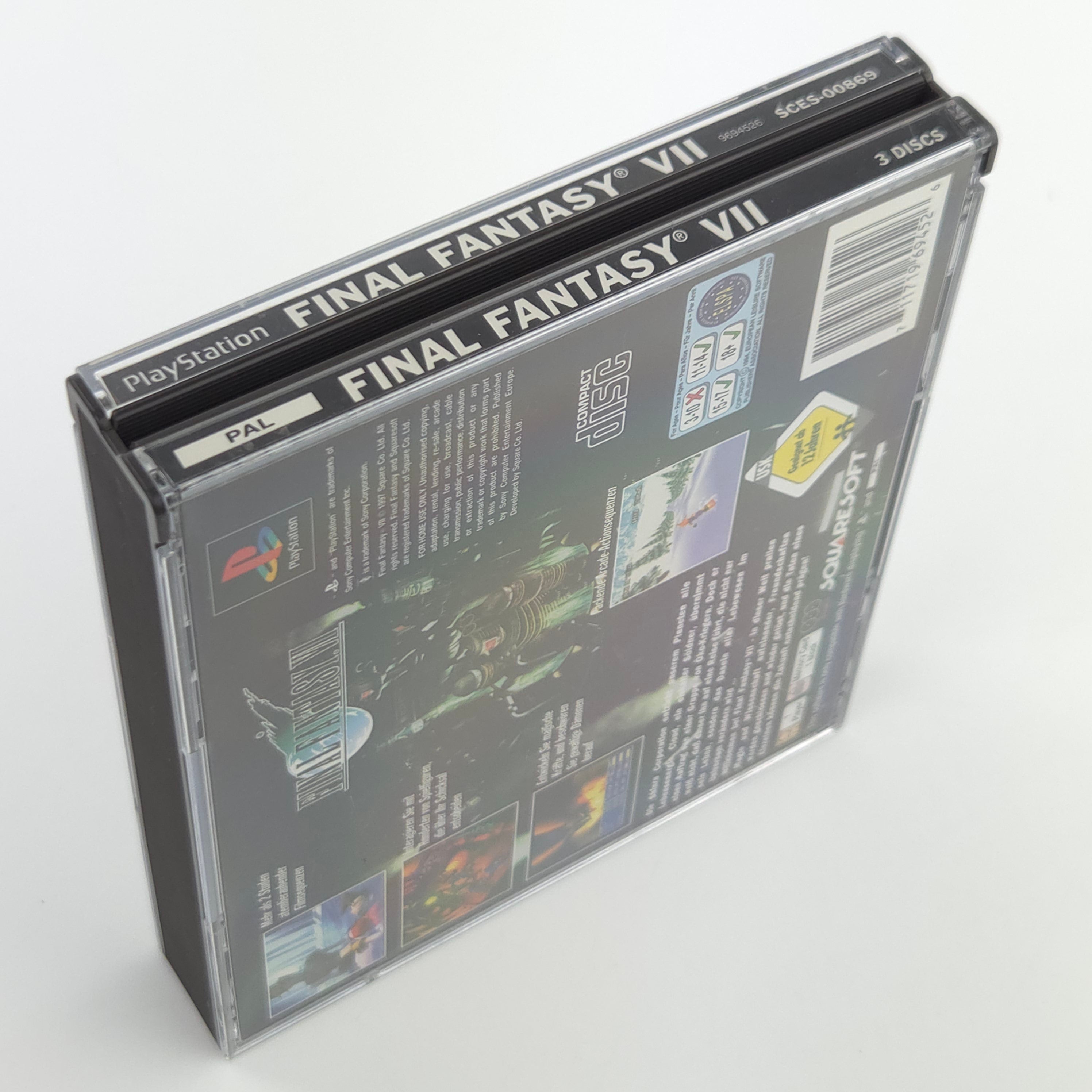 Playstation 1 Spiel Final Fantasy VII PS1 OVP PAL DE